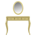 Luxury Makeup Vanity Desk with Oval Mirror