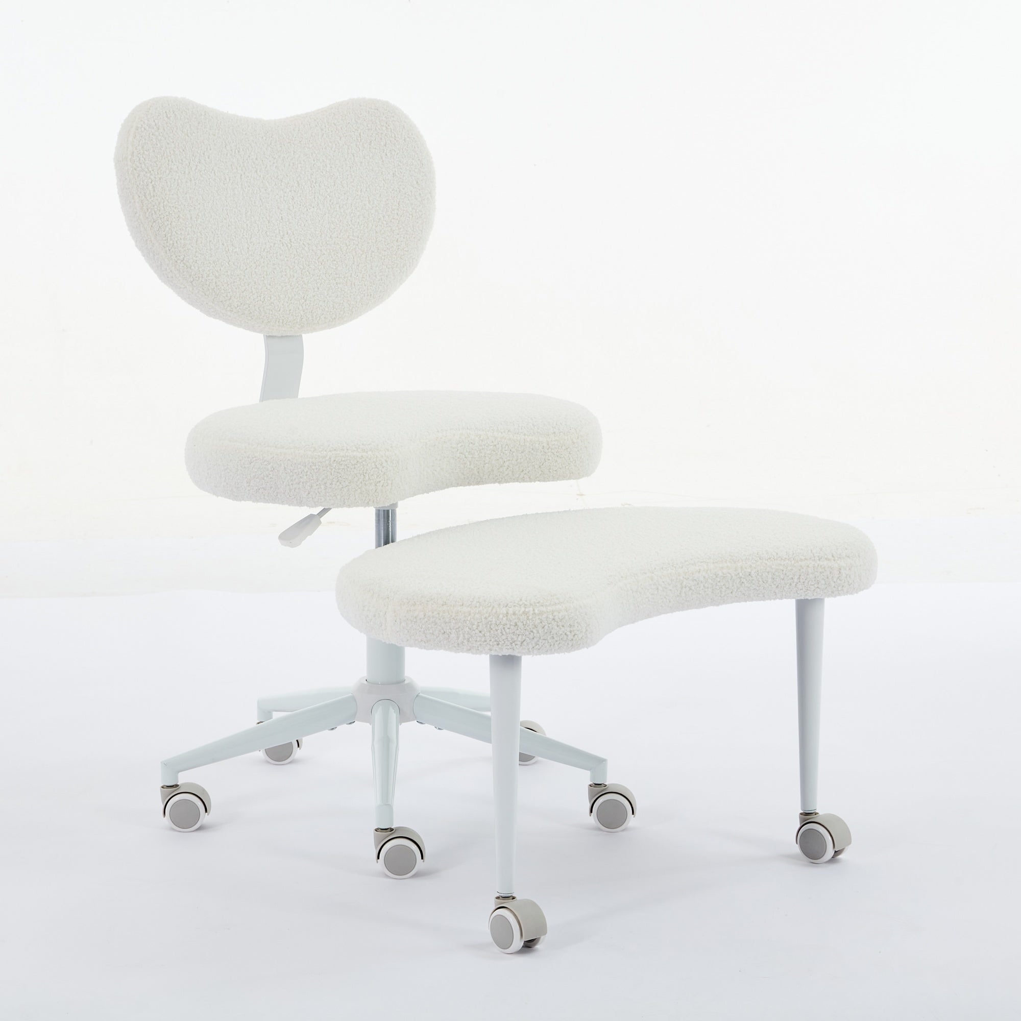 Teddy Meditation Cross Legged Chair with Wheels