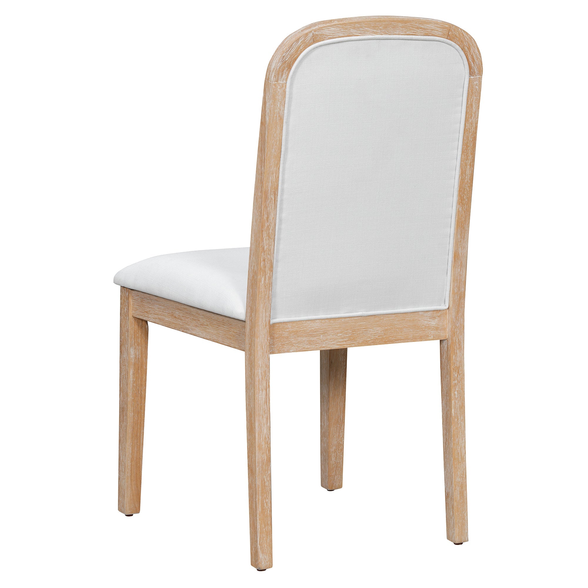 Vintage Extendable Dining Table Set with 4 Upholstered Chairs