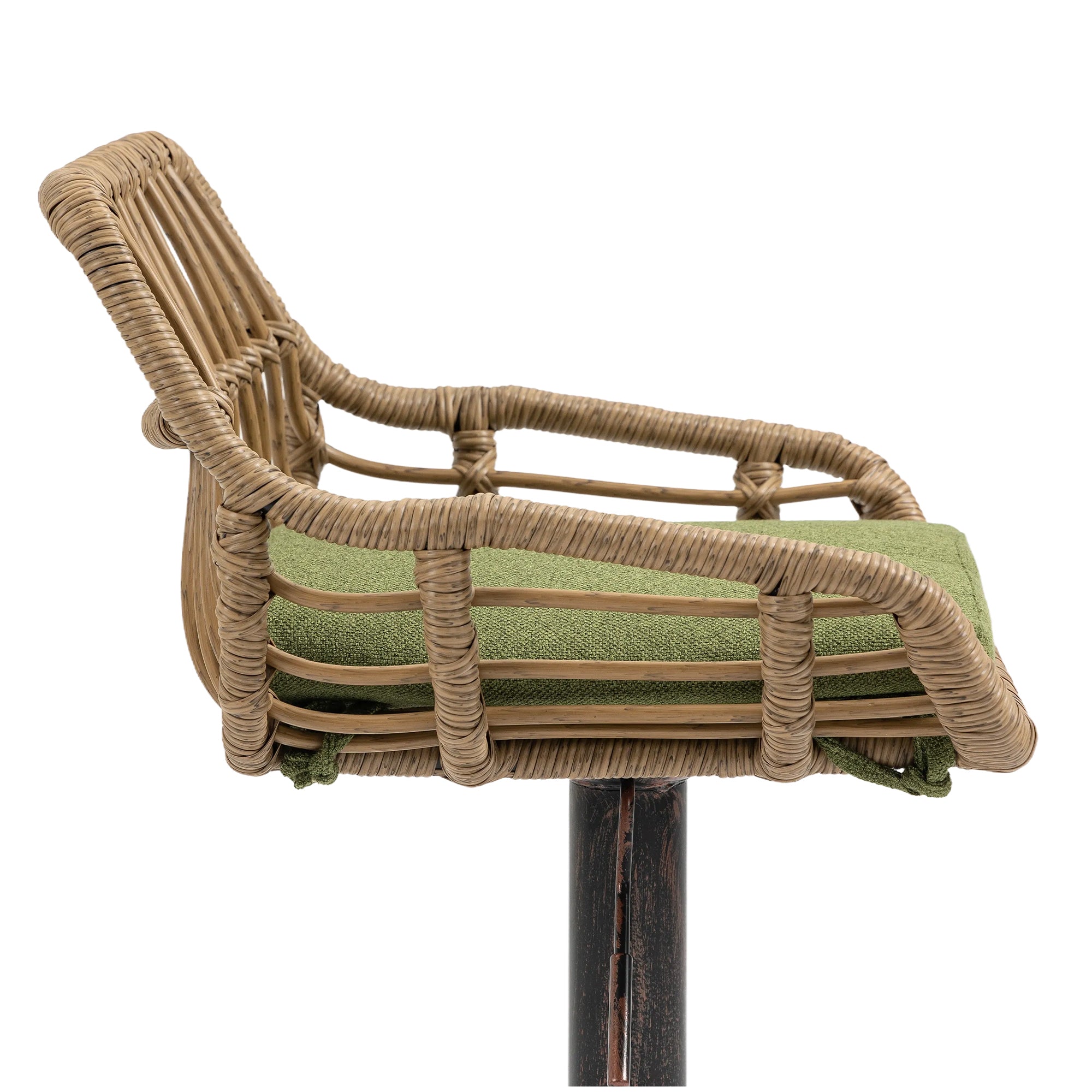 Modern Swivel Bar Stools (Set of 2)