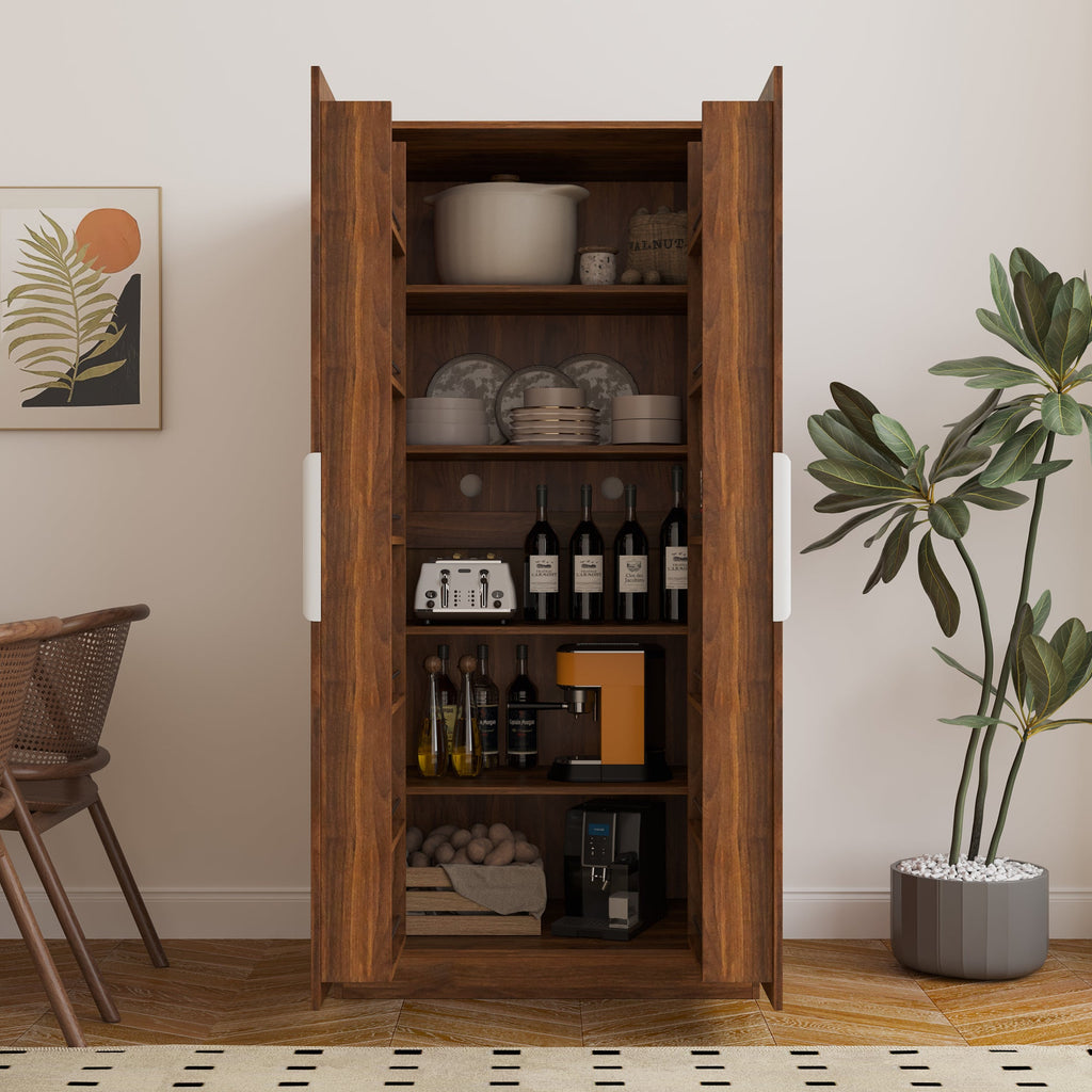 62.99in Pantry Cabinet for Living Room and Dinning Room