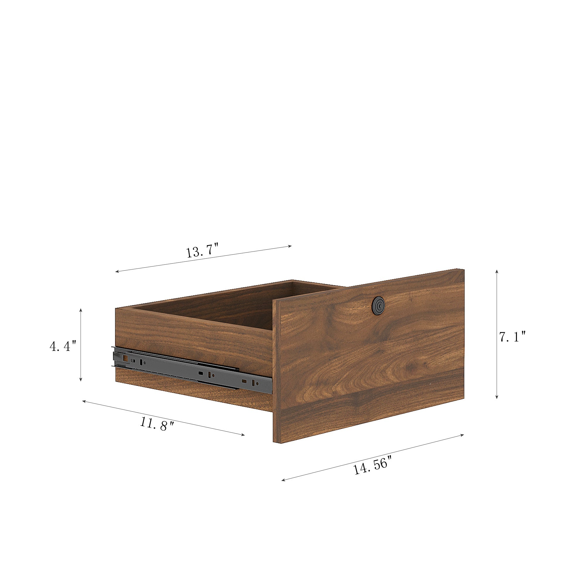 Modern Smart Nightstand with Charging Station