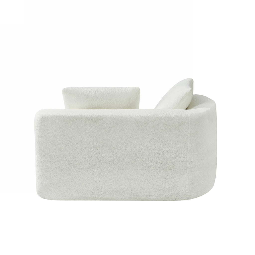 116' Modern Curved Sectional Sofa for Living Room