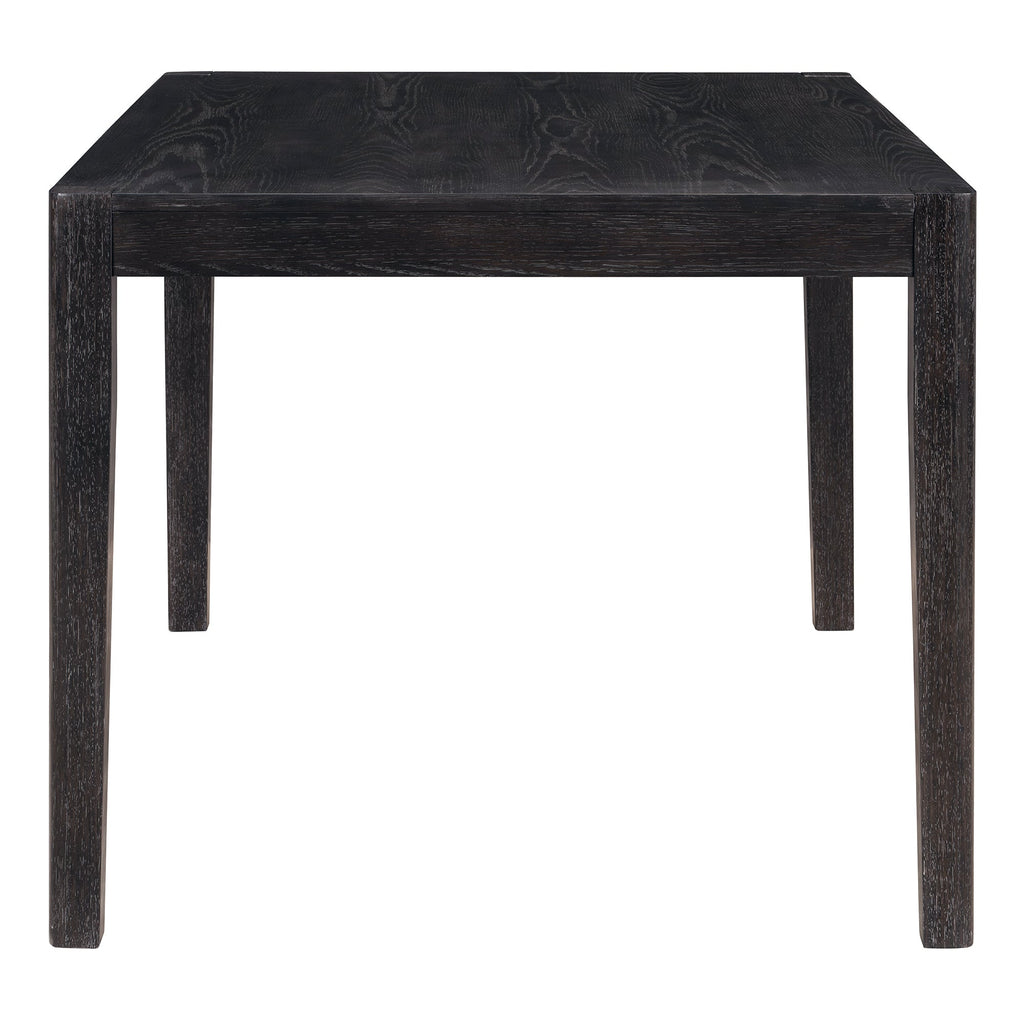 7-Piece Retro Rectangular Wood Dining Table Set