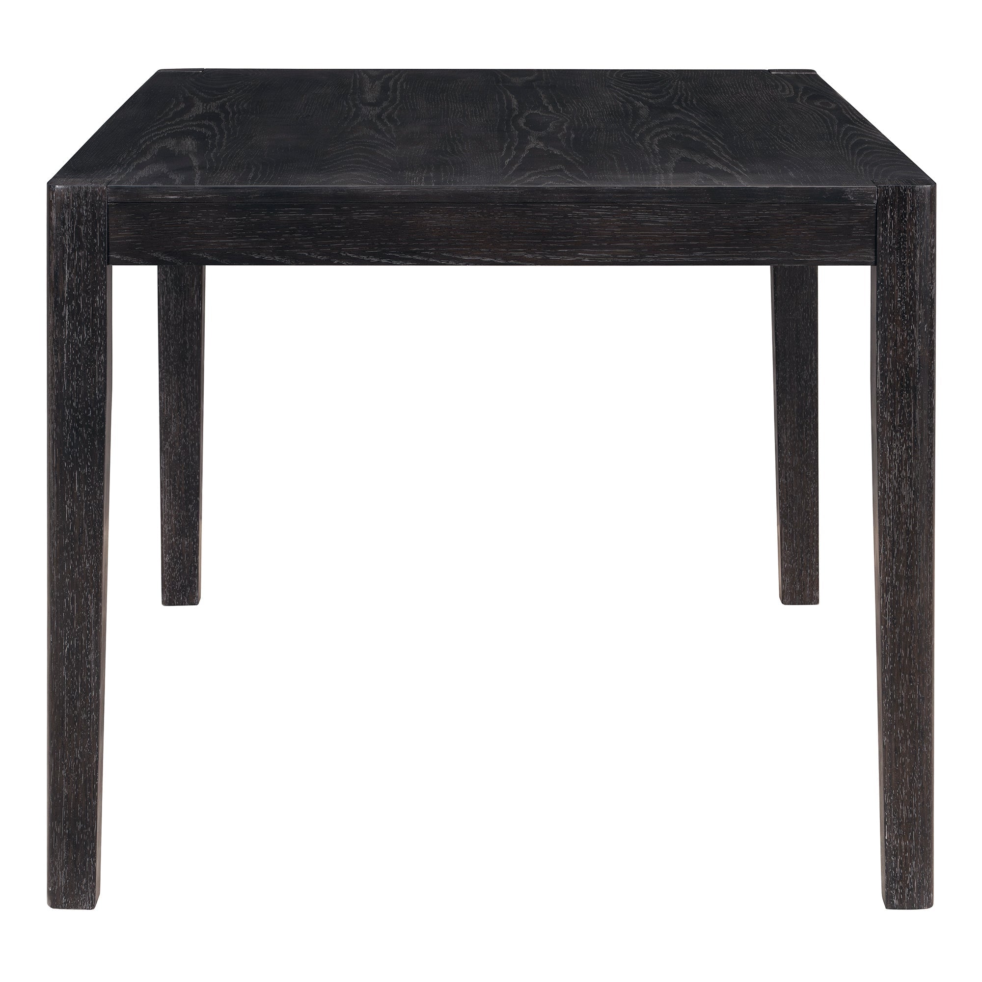 7-Piece Retro Rectangular Wood Dining Table Set