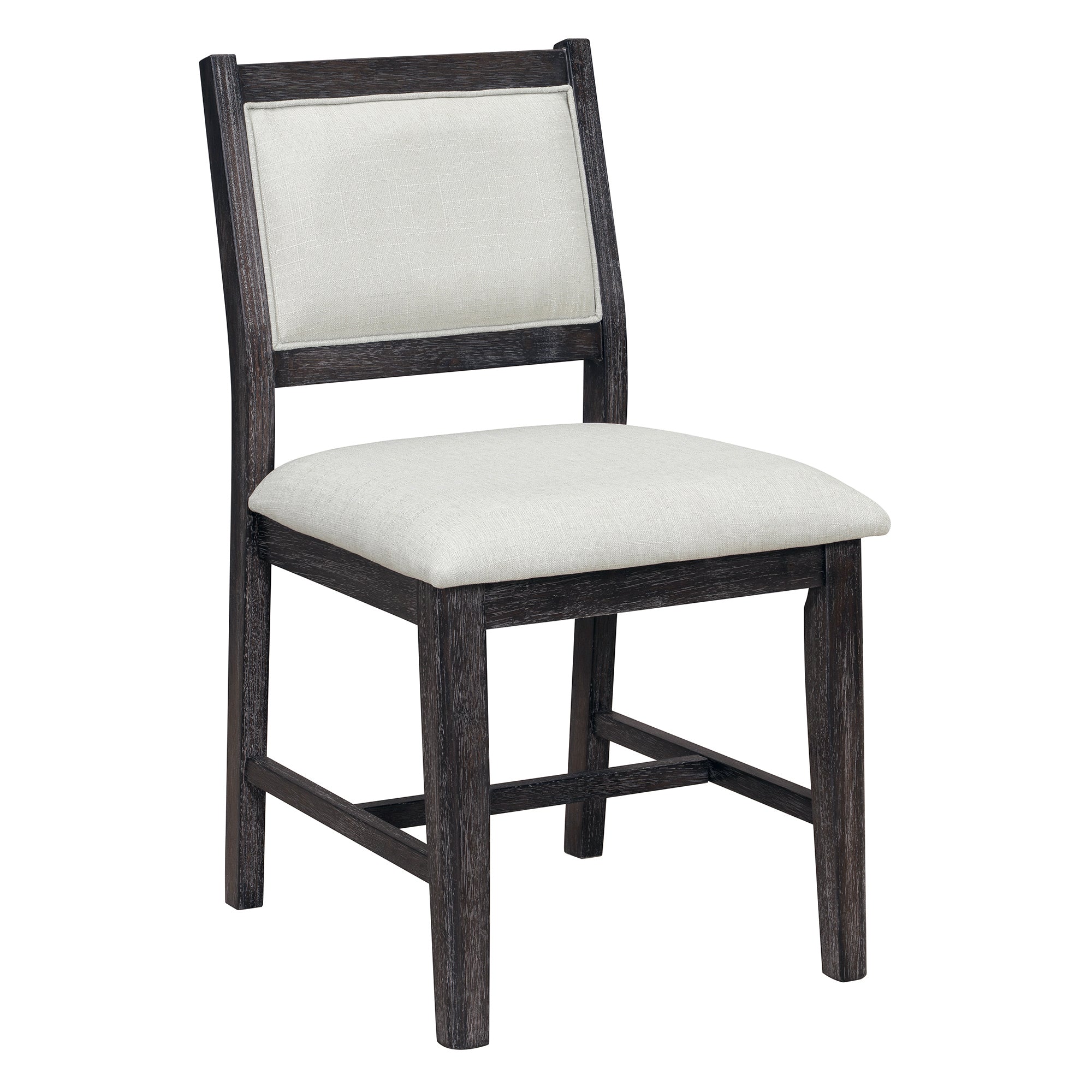 7-Piece Retro Rectangular Wood Dining Table Set