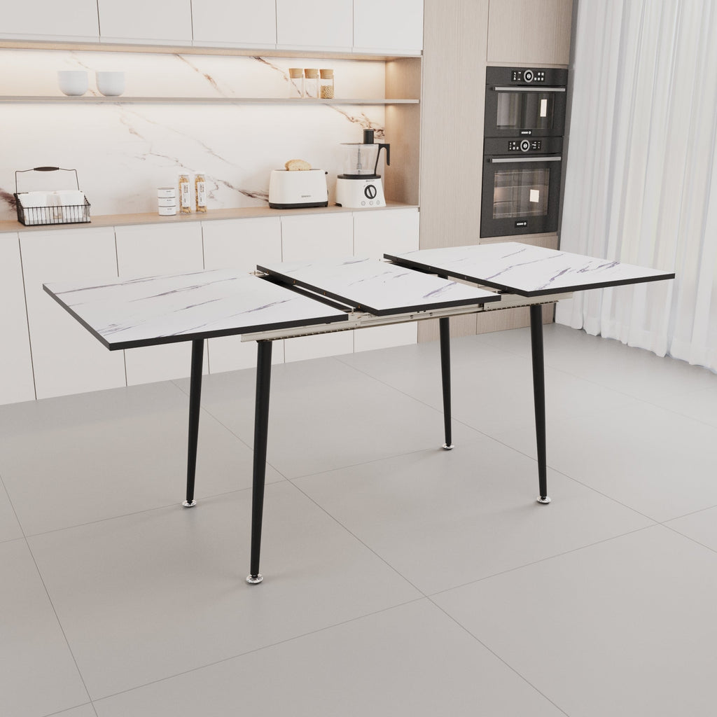 47'-63' Expandable Dining Table and Chair Set
