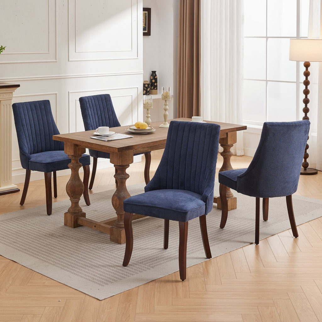 Rayon Cloth Flocking Velvet/Linen Dining Chairs (Set of 2)