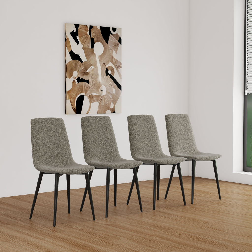 Modern Upholstered Dining Chairs Set of 4