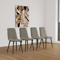 Modern Upholstered Dining Chairs Set of 4