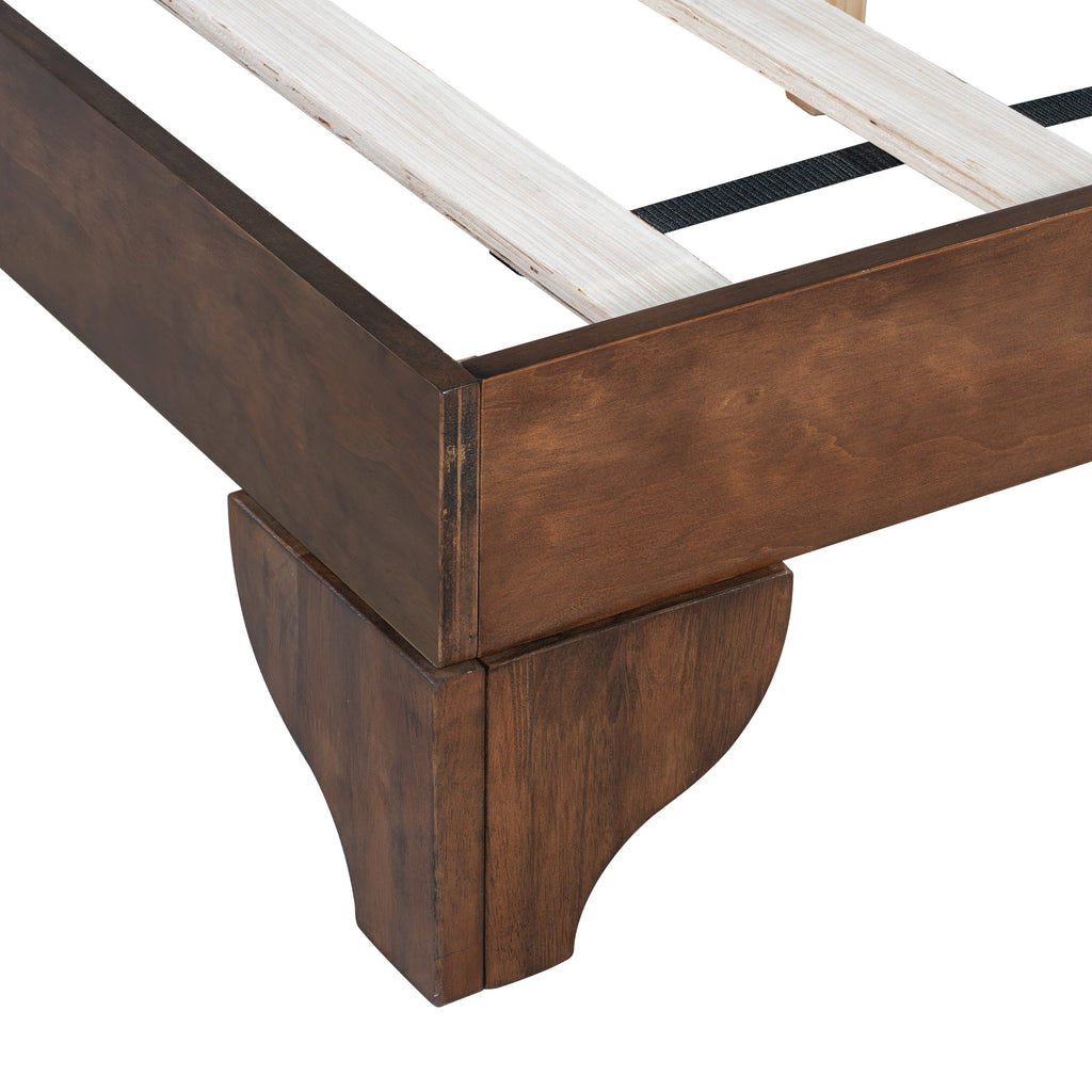 Queen Size Premium Pine Wood Queen Bed Frame