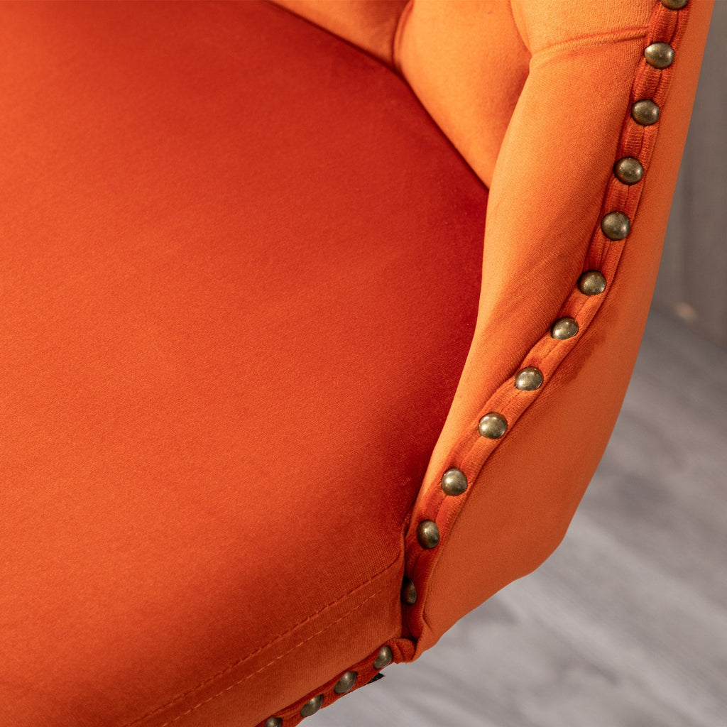 Modern Swivel Velvet Barstools Adjusatble Seat (Set of 2)