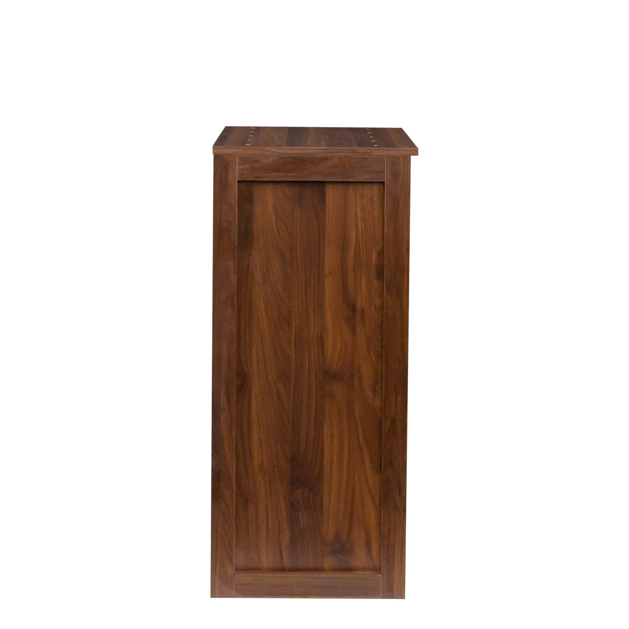 Brown Walnut Color Modular Wine Bar Cabinet