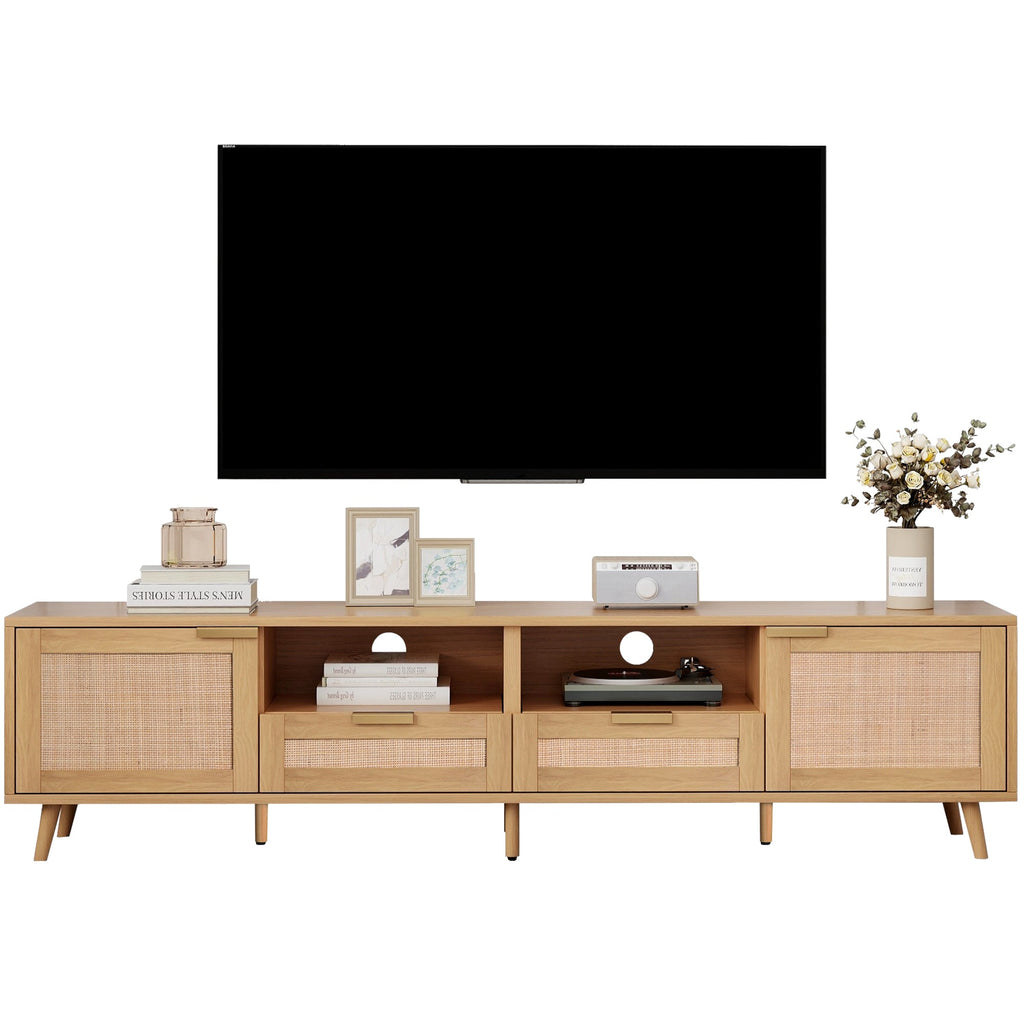 Modern Rattan TV Stand for TVs