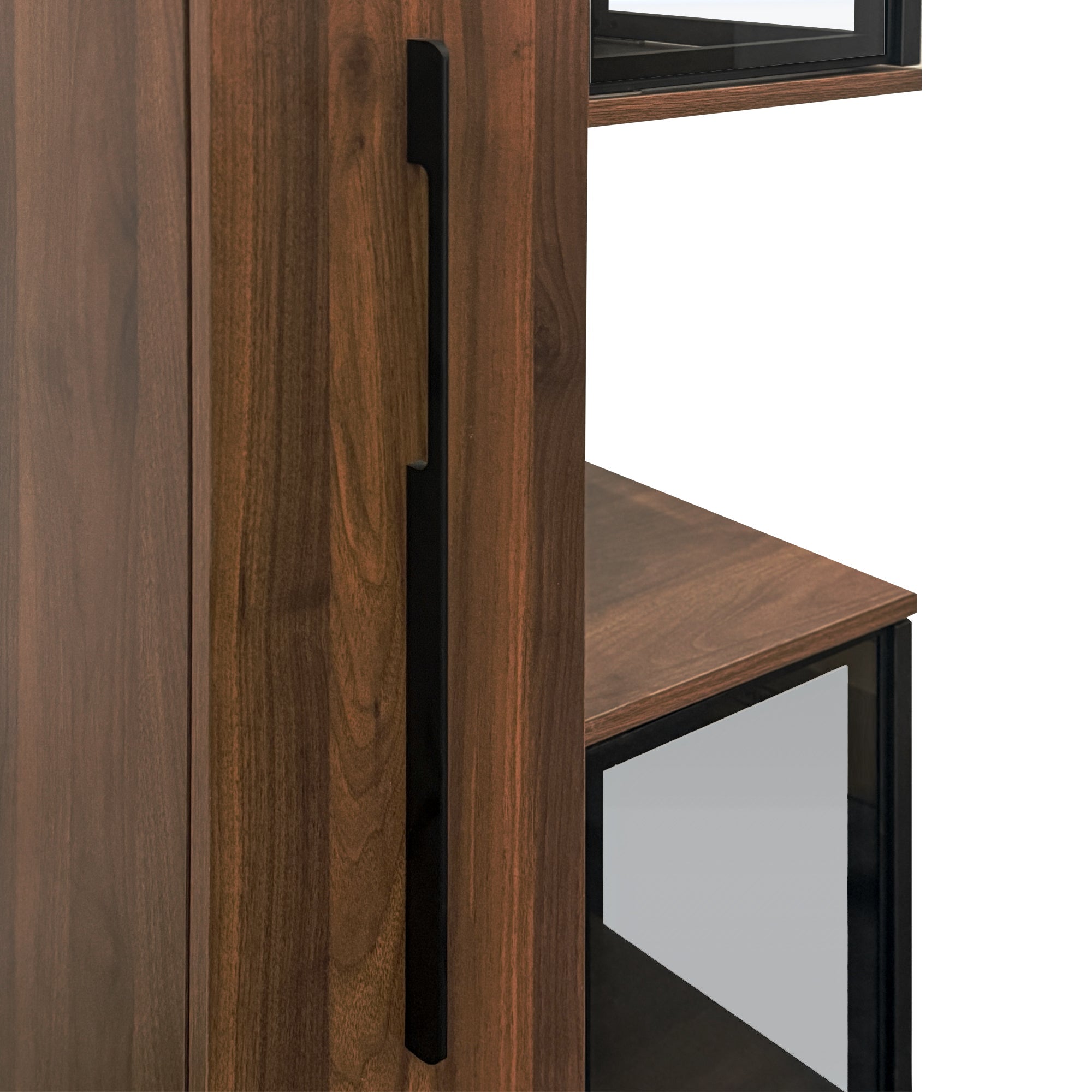 70' Display Cabinet with Glass Doors and Lights