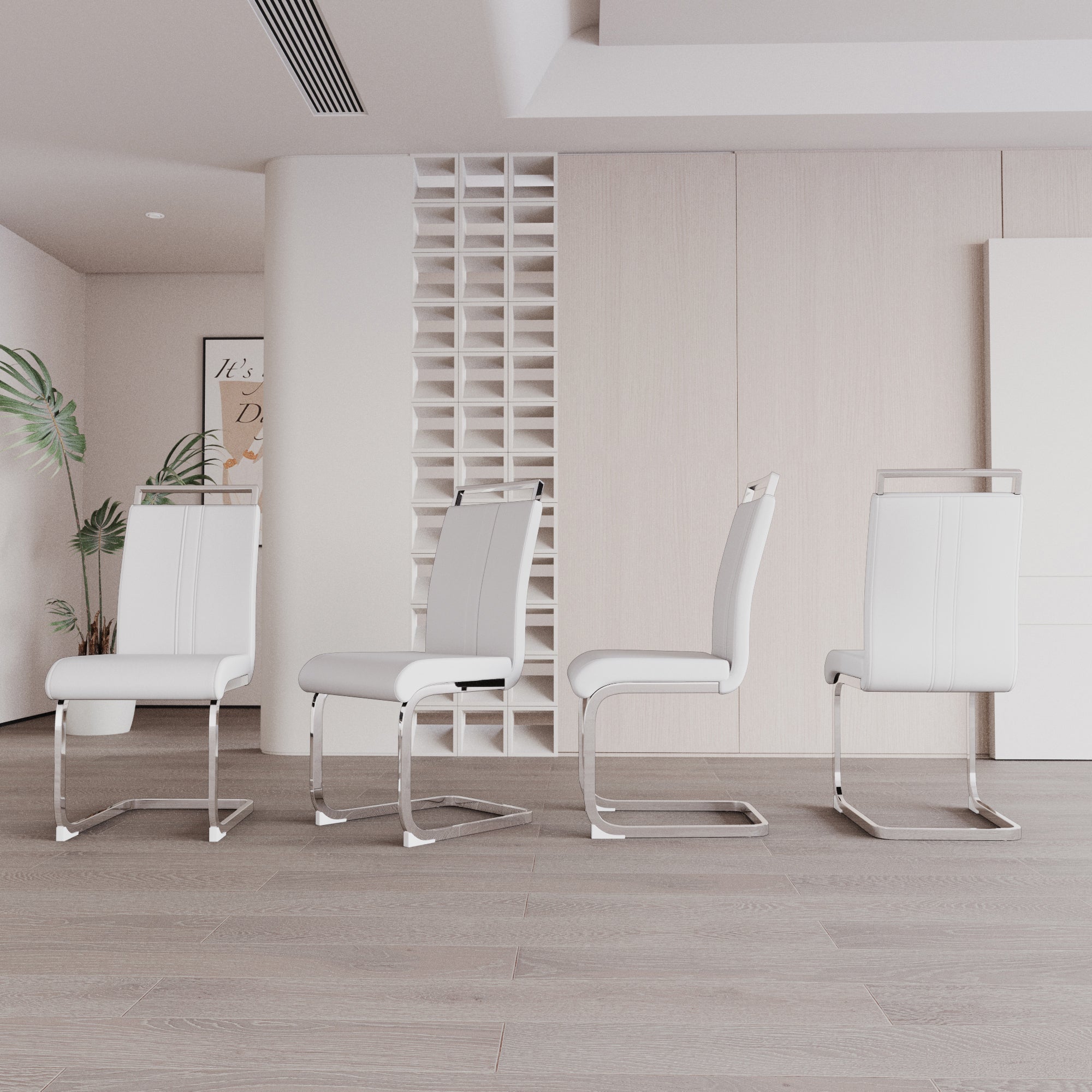 63 ' Medieval Modern MDF Dining Room Set