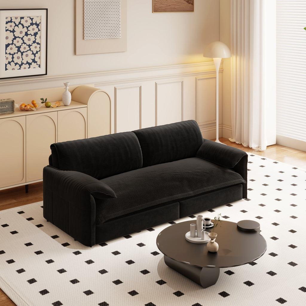 3-in-1 Convertible Sleeper Sofa with Side Storage