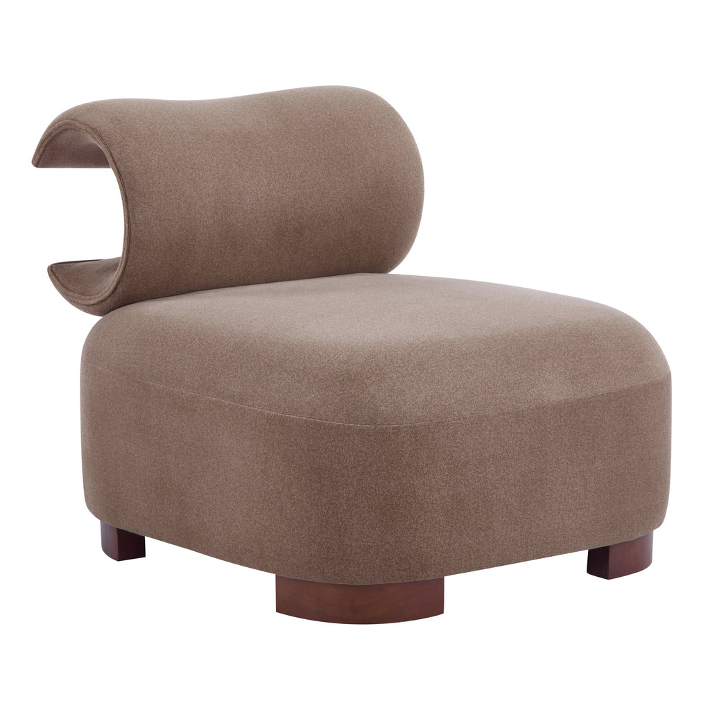 Pet-Friendly Modern Polyester Accent Chair for Living Room