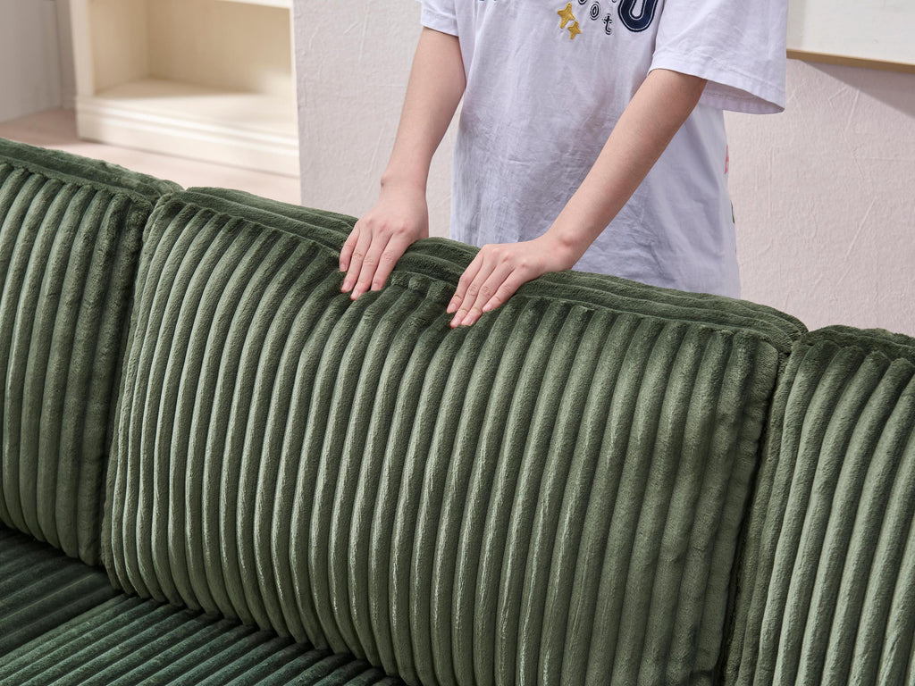 Convertible Sleeper Sectional Sofa with Storage