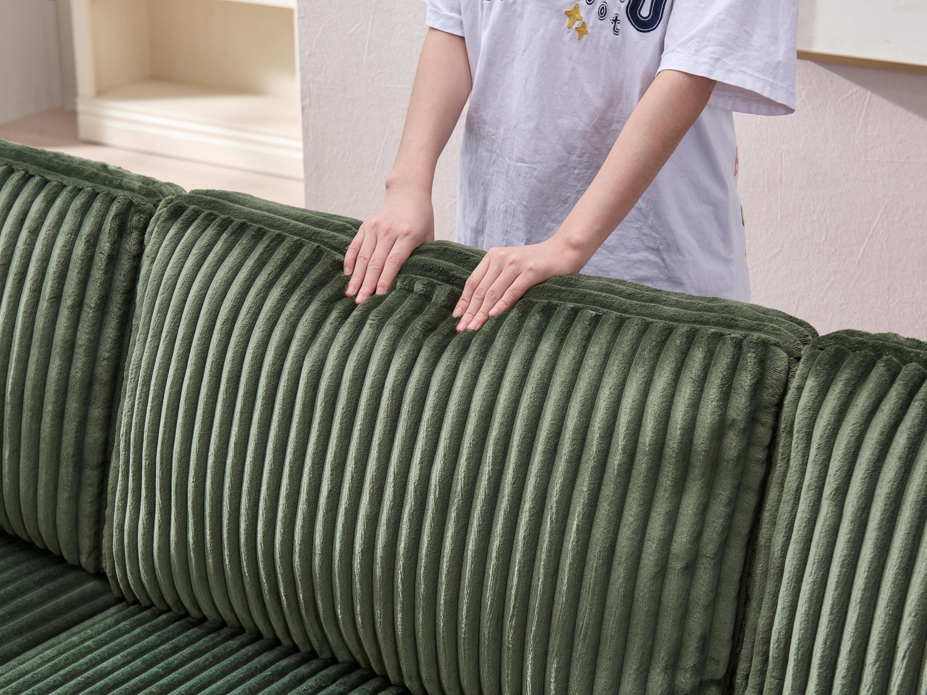 Convertible Sleeper Sectional Sofa with Storage