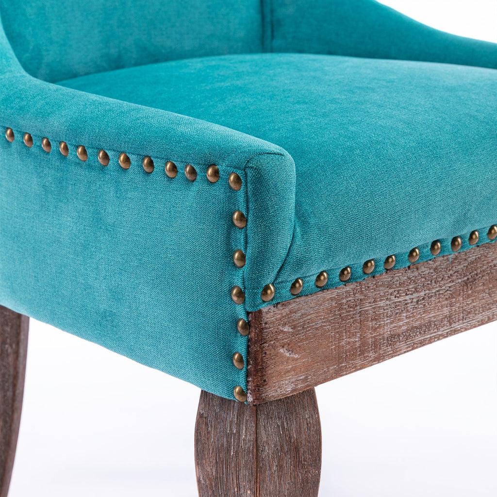 Ultra Side Thickened Fabric Dining Chair (Set of 2)