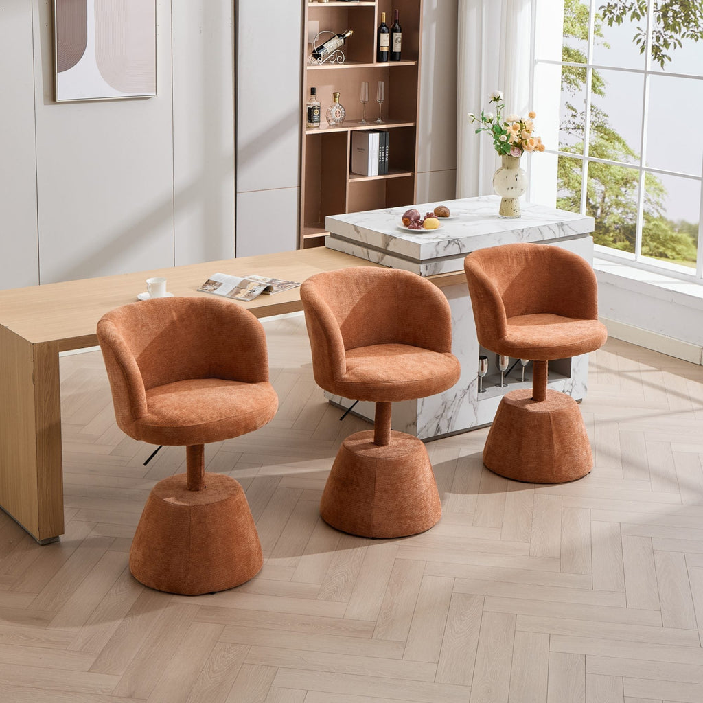 Adjustable Height 360° Swivel Ergonomic Bar Stool