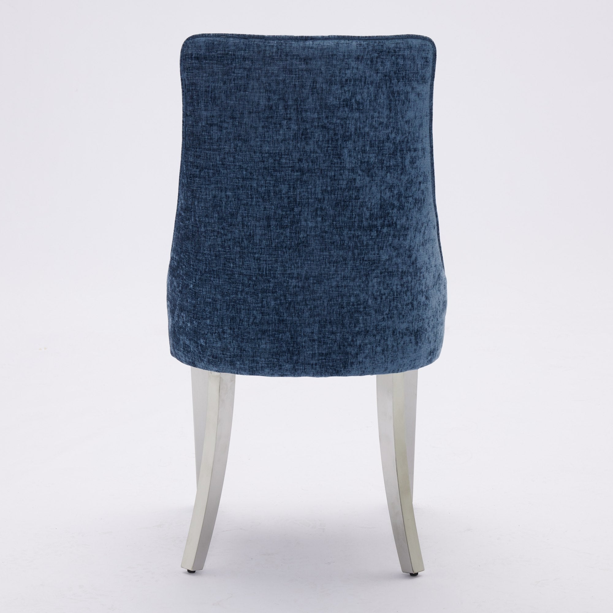 Rayon Cloth Flocking Chenille Dining Chairs (Set of 2 )