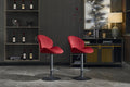 Modern Adjustable Height Bar Stools (Set of 2)