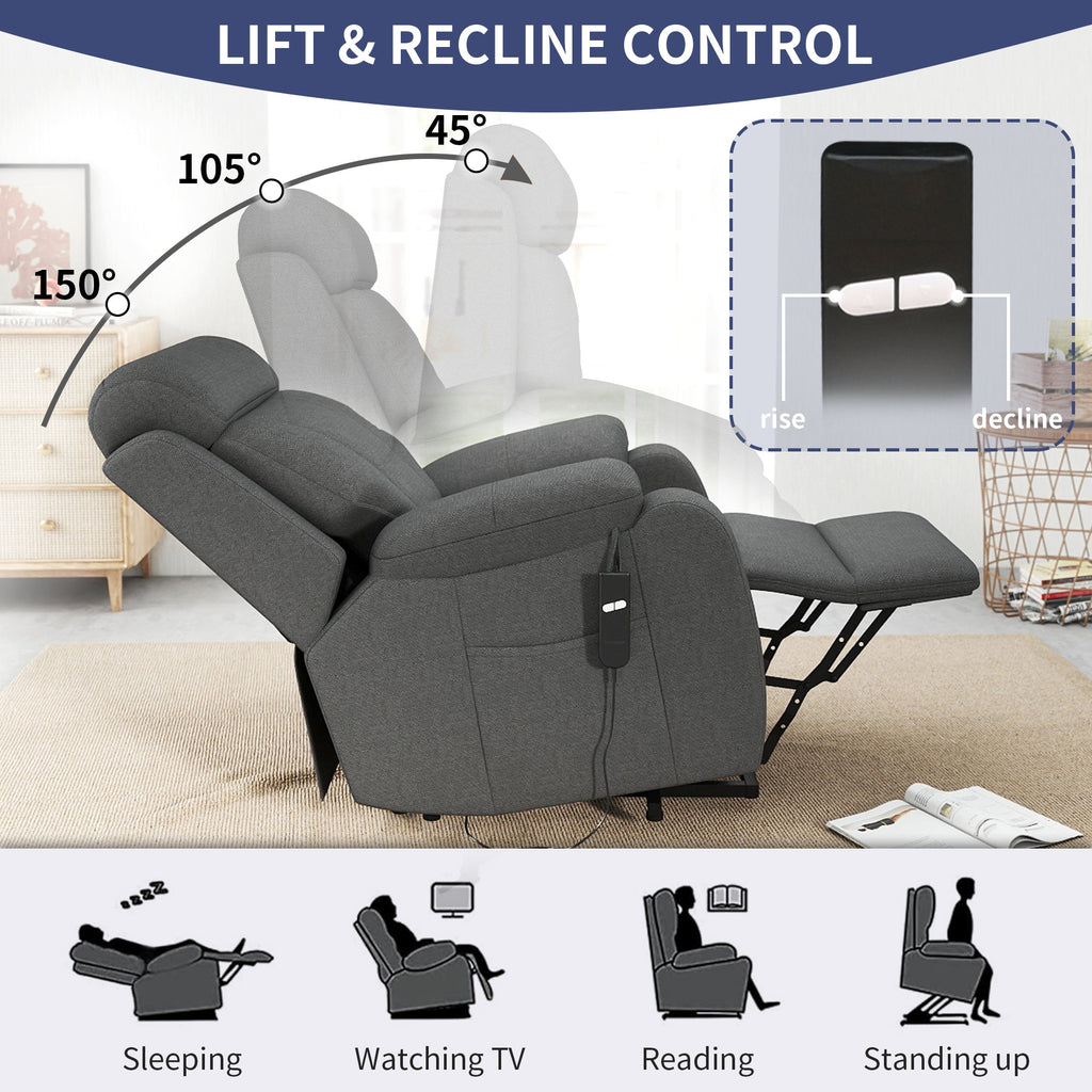 Electric Heavy Duty Lift Chair Recliners Chair for Small Spaces