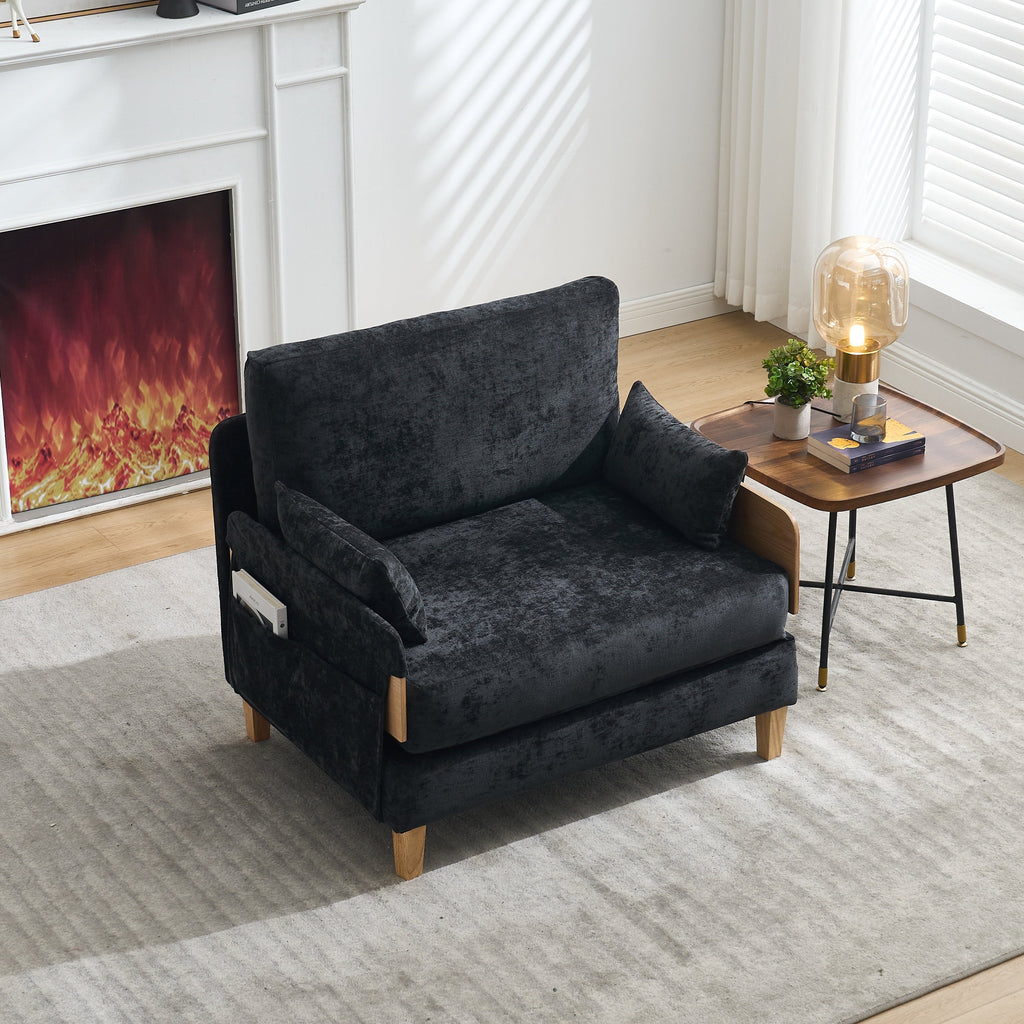 Mid-Century Modern Foldable Sofa Bed Recliner