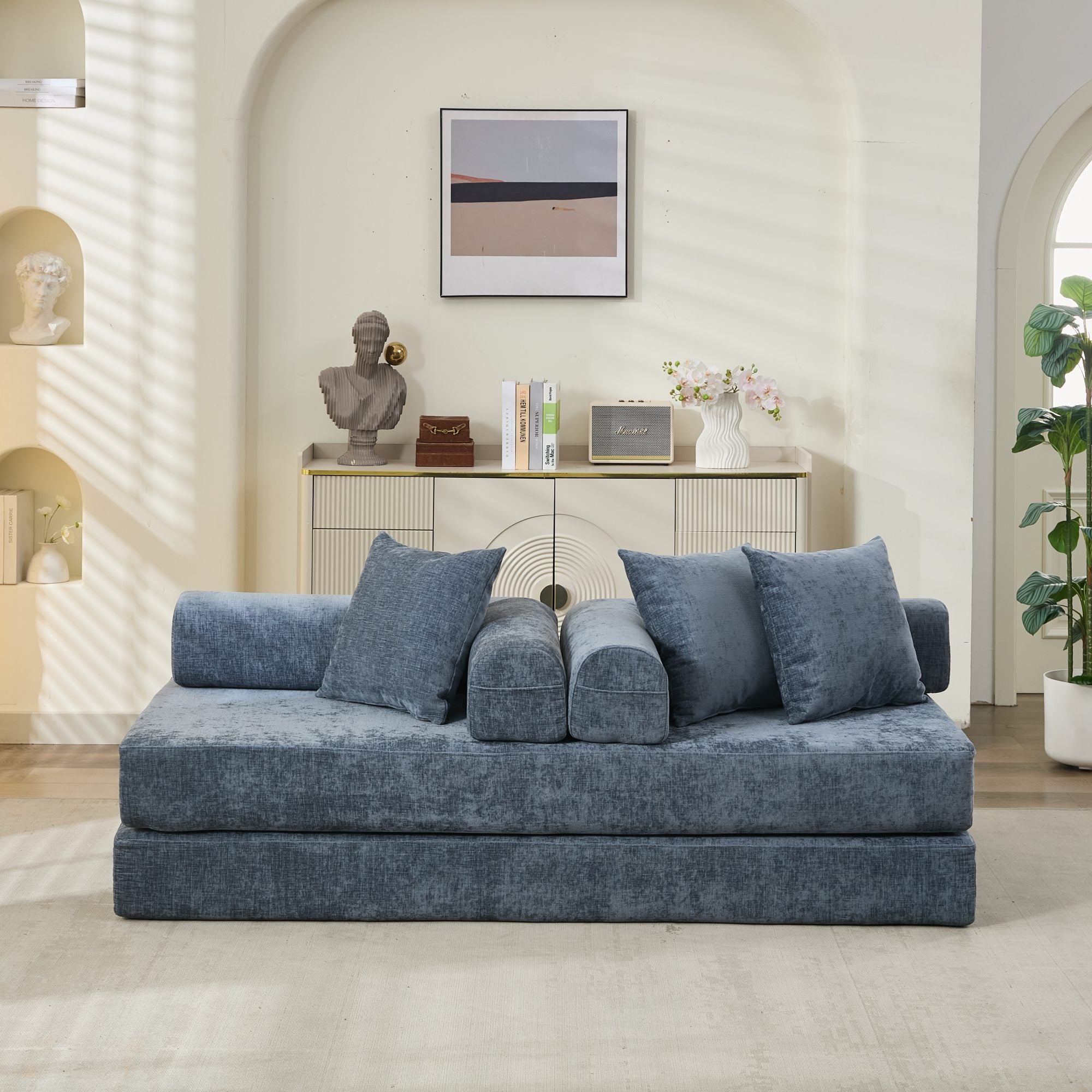 Comfy Convertible Folding Mattress Sofa Bed