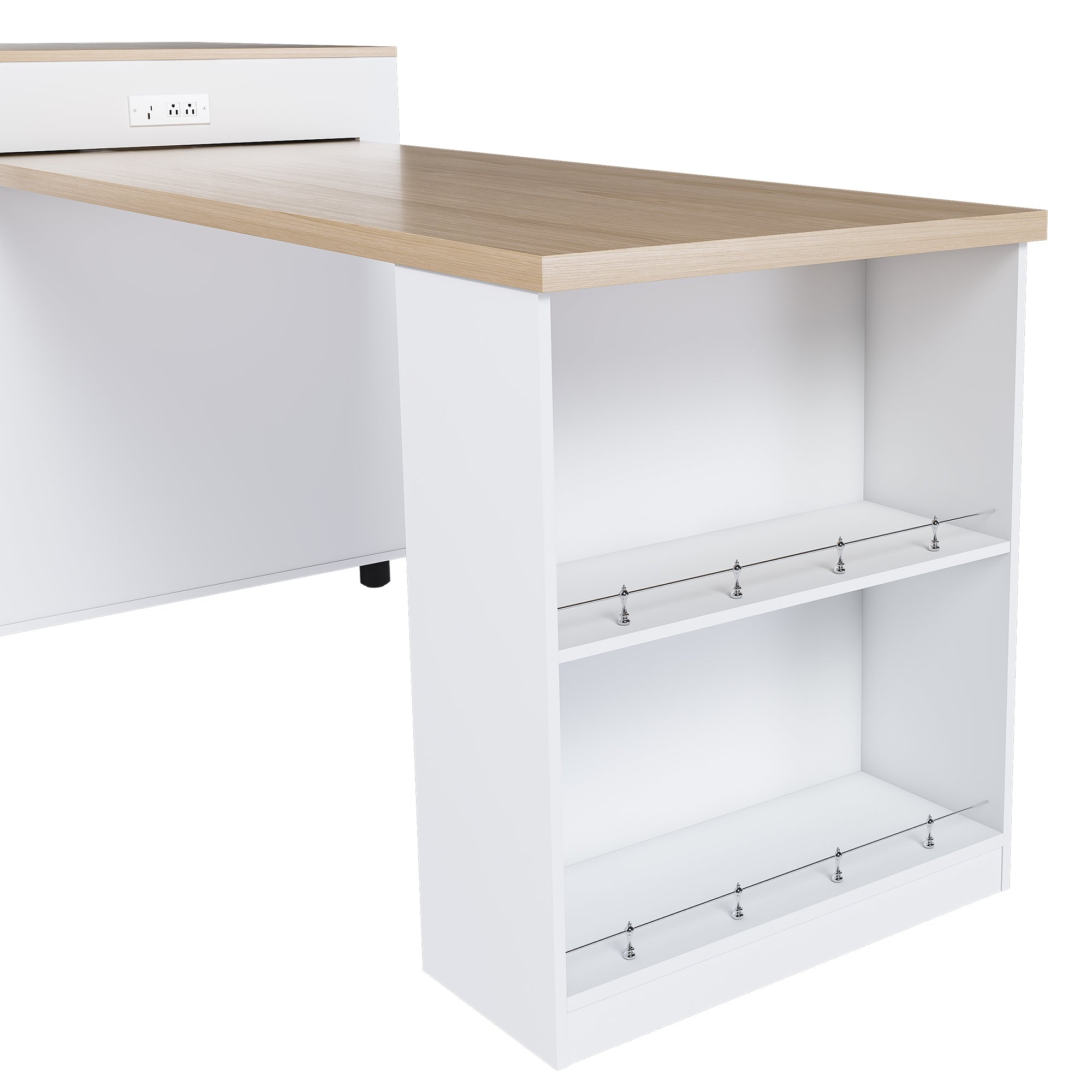 Expandable Kitchen Island with Dining Table