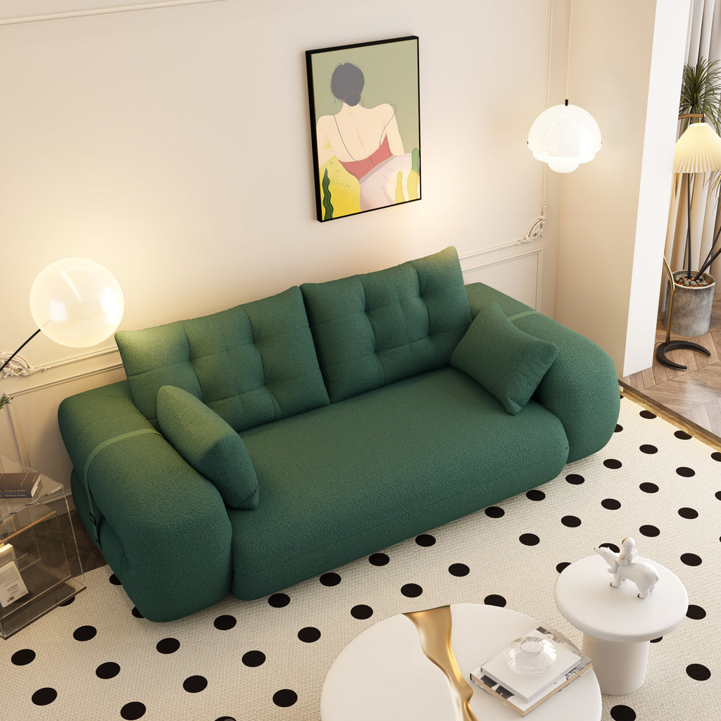 78.7 ' Multi-Functional Teddy Foldable Sofa Bed