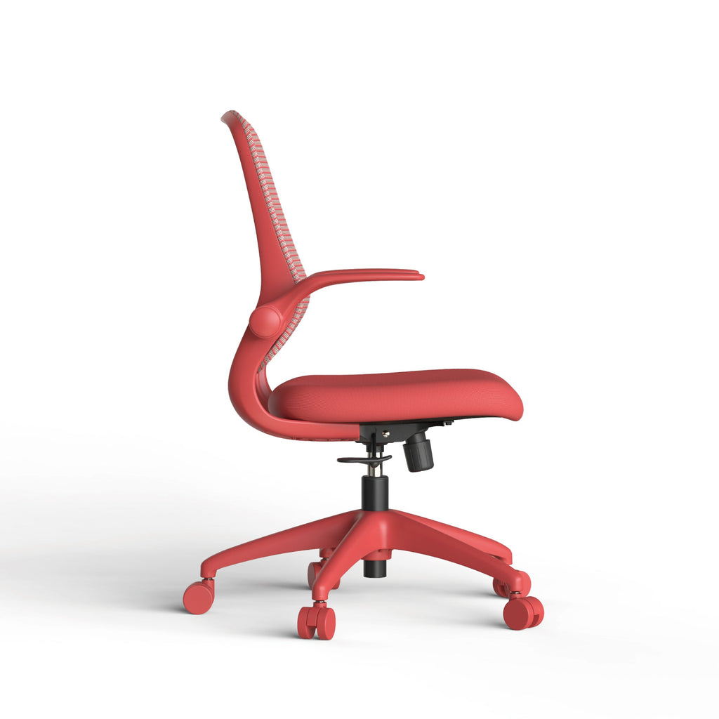 Colorful Ergonomic Office Chair with Flip-Up Armrests
