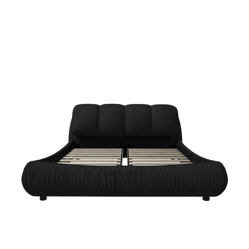 King/Queen Size Luxury Upholstered Platform Bed