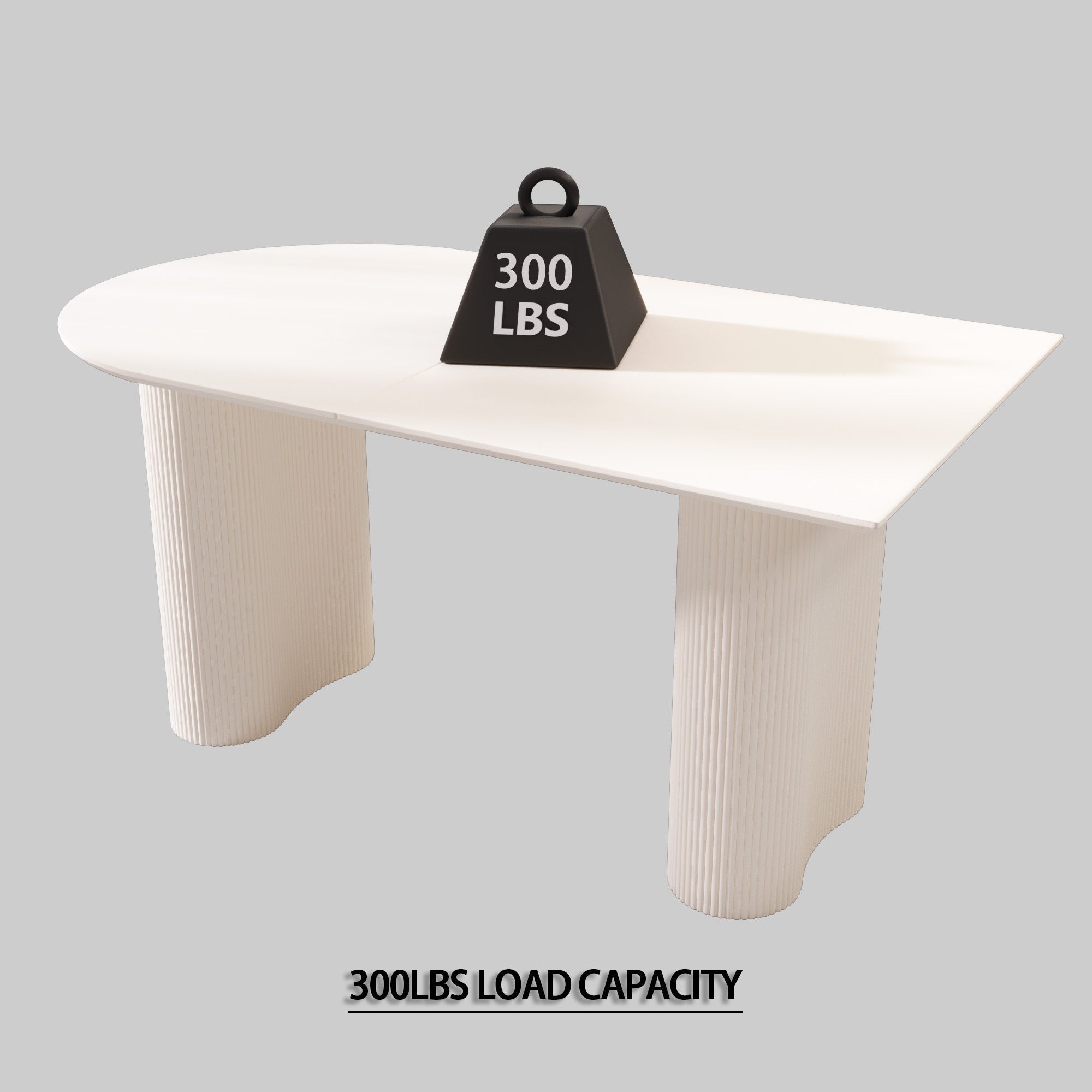 63 ' Medieval Modern MDF Dining Room Set