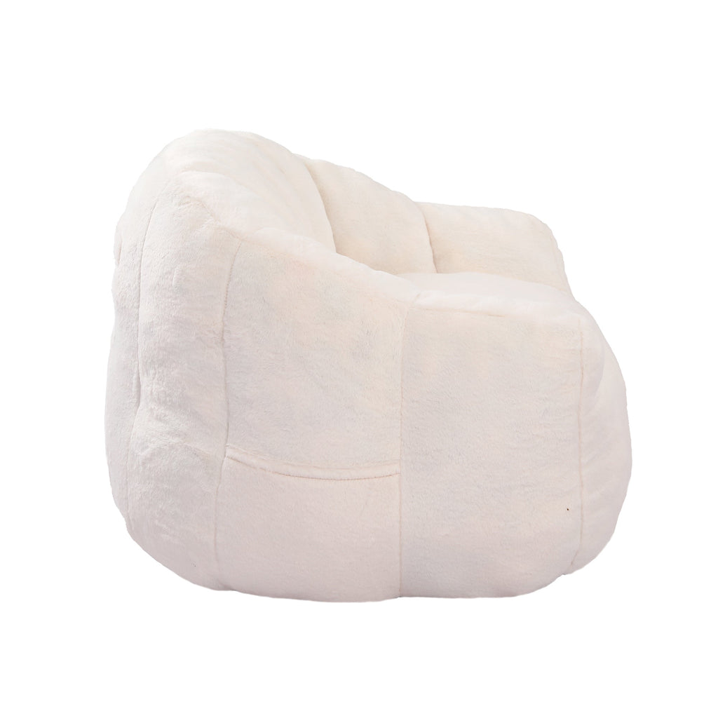 Bean Bag Sofa Chair with Armrests Stuffed