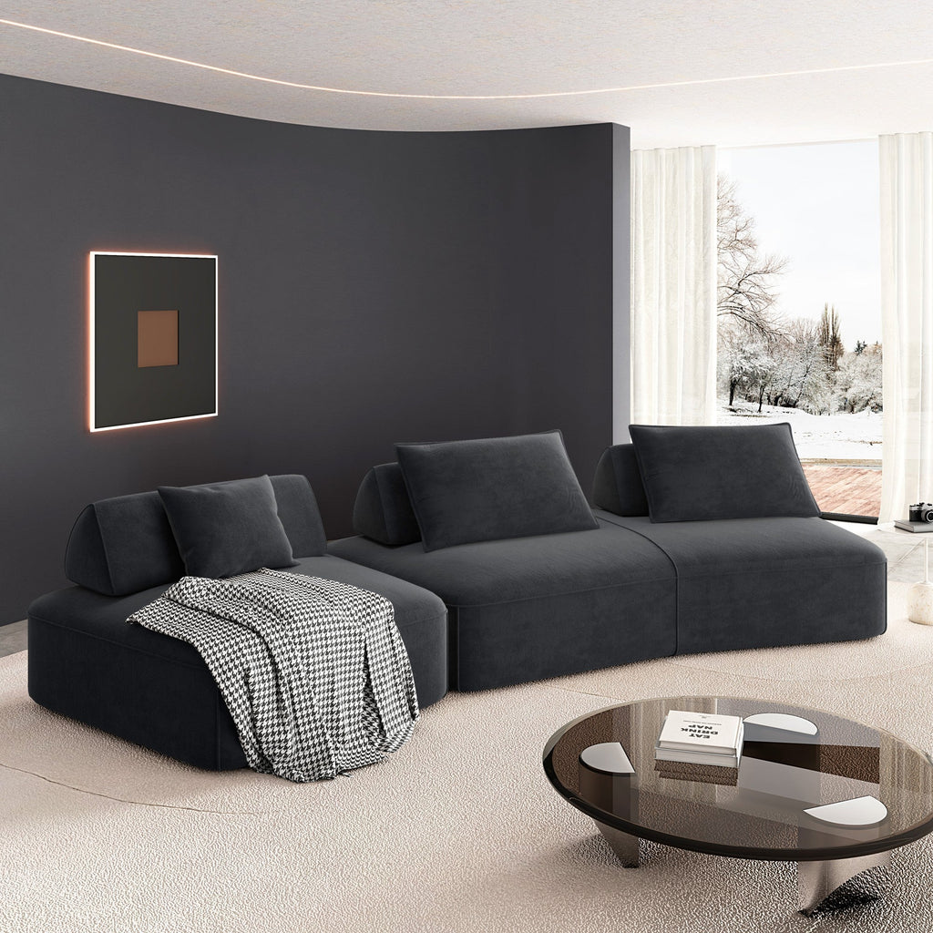 Modern Light Luxury Oversized Modular Sectional Sofa Set