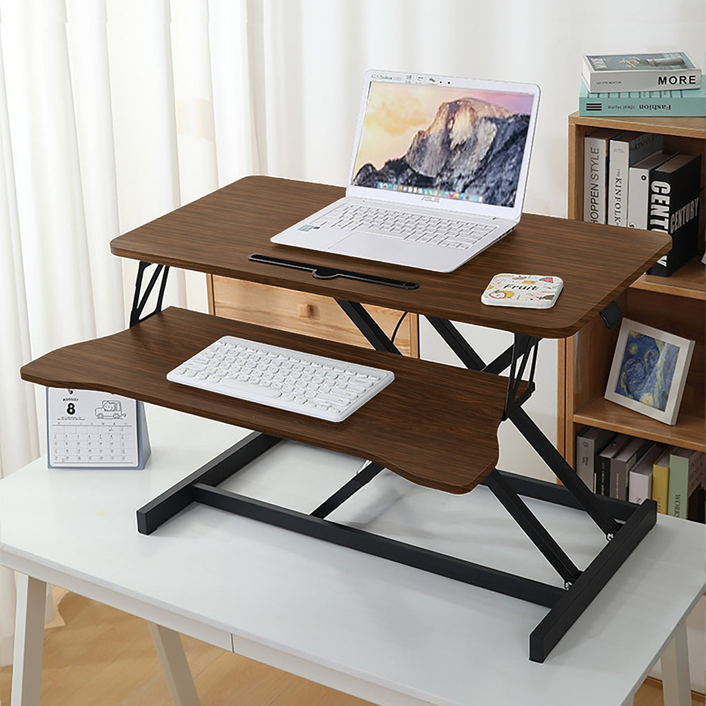 32 Inch Desk Converter Height Adjustable Sit to Stand Rise