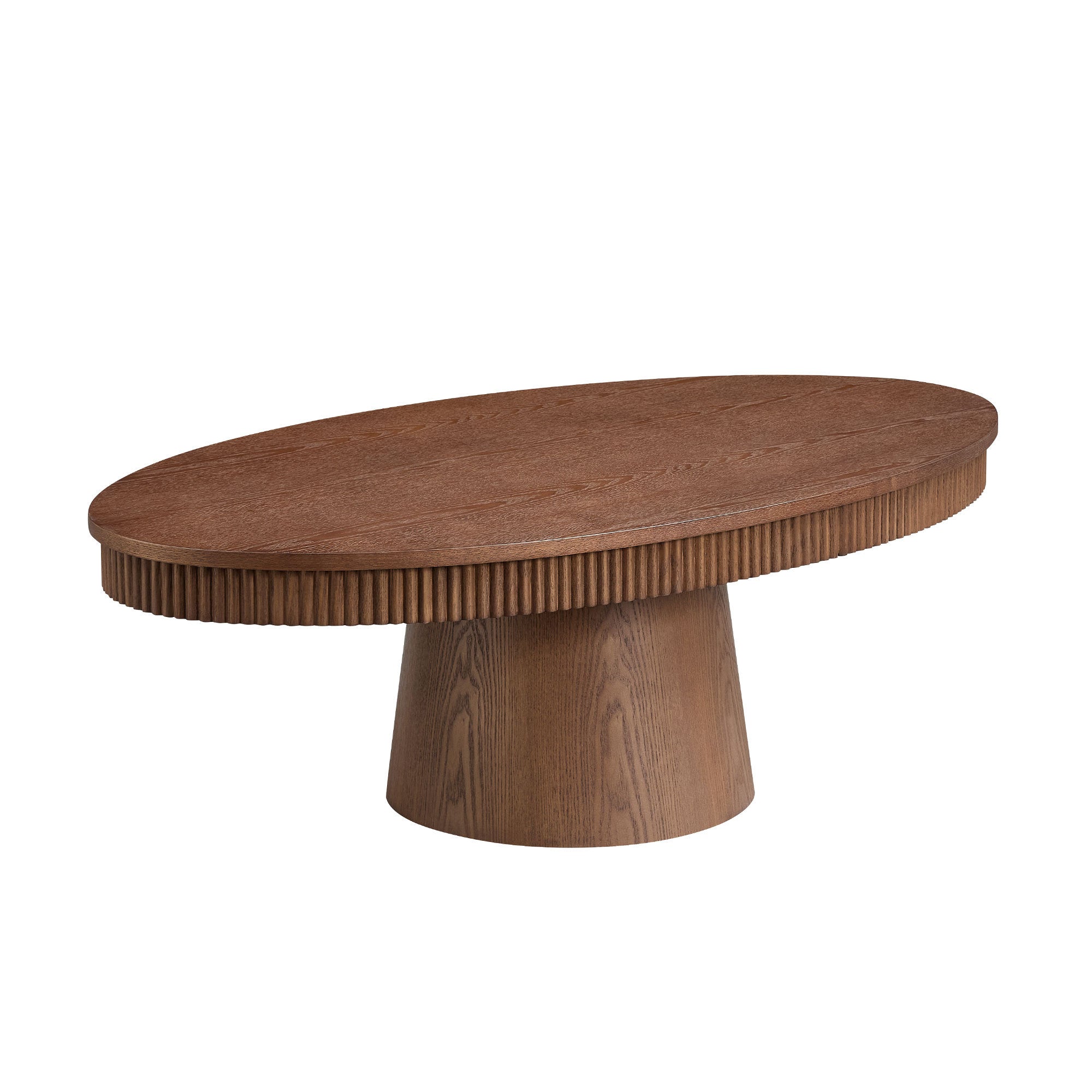 Modern Design Oval Handcraft Drum Coffee Table