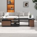 Extendable Length Adjustable Wood Coffee Table