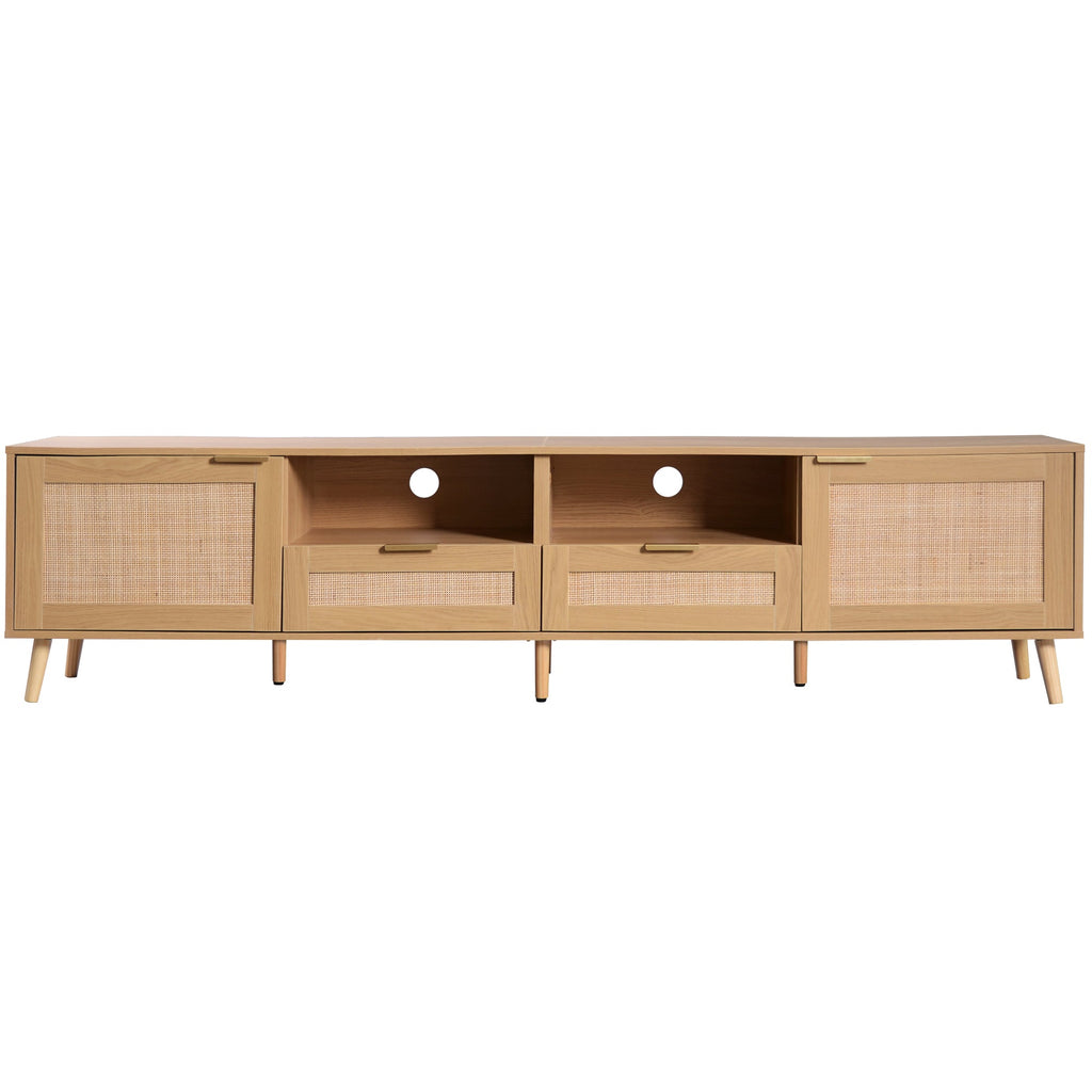 Modern Rattan TV Stand for TVs