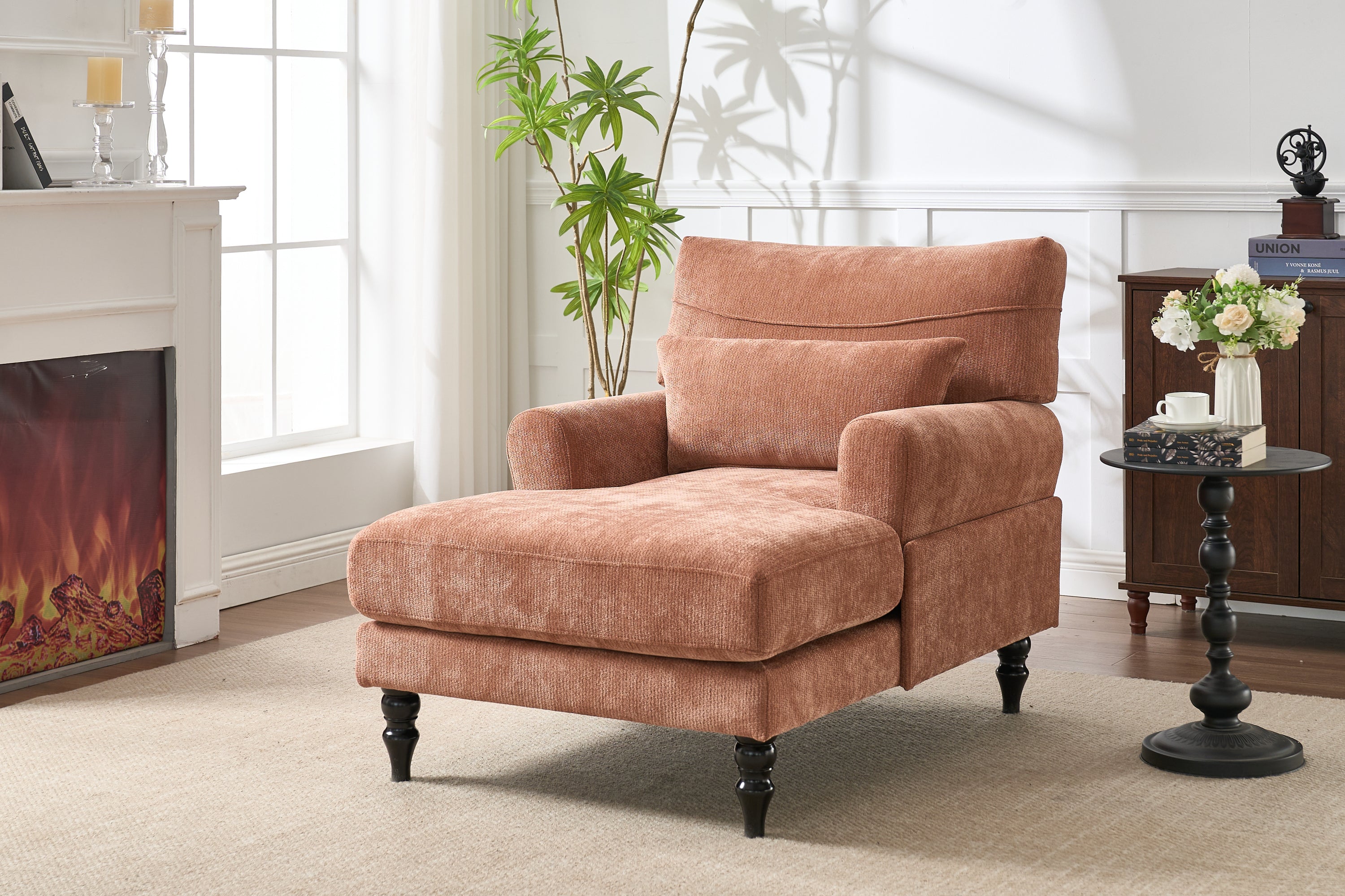Modern Upholstered Indoor Leisure Sofa Chair