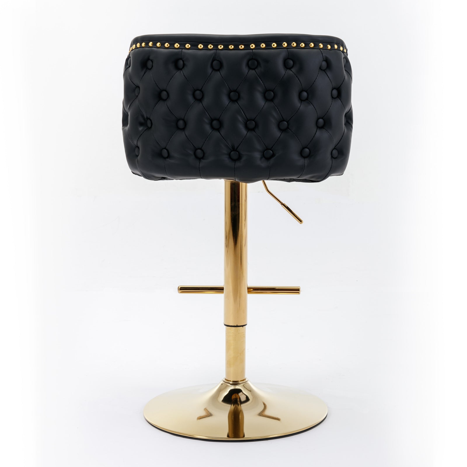 Modern PU Upholstered Bar Stools（Set of 2）
