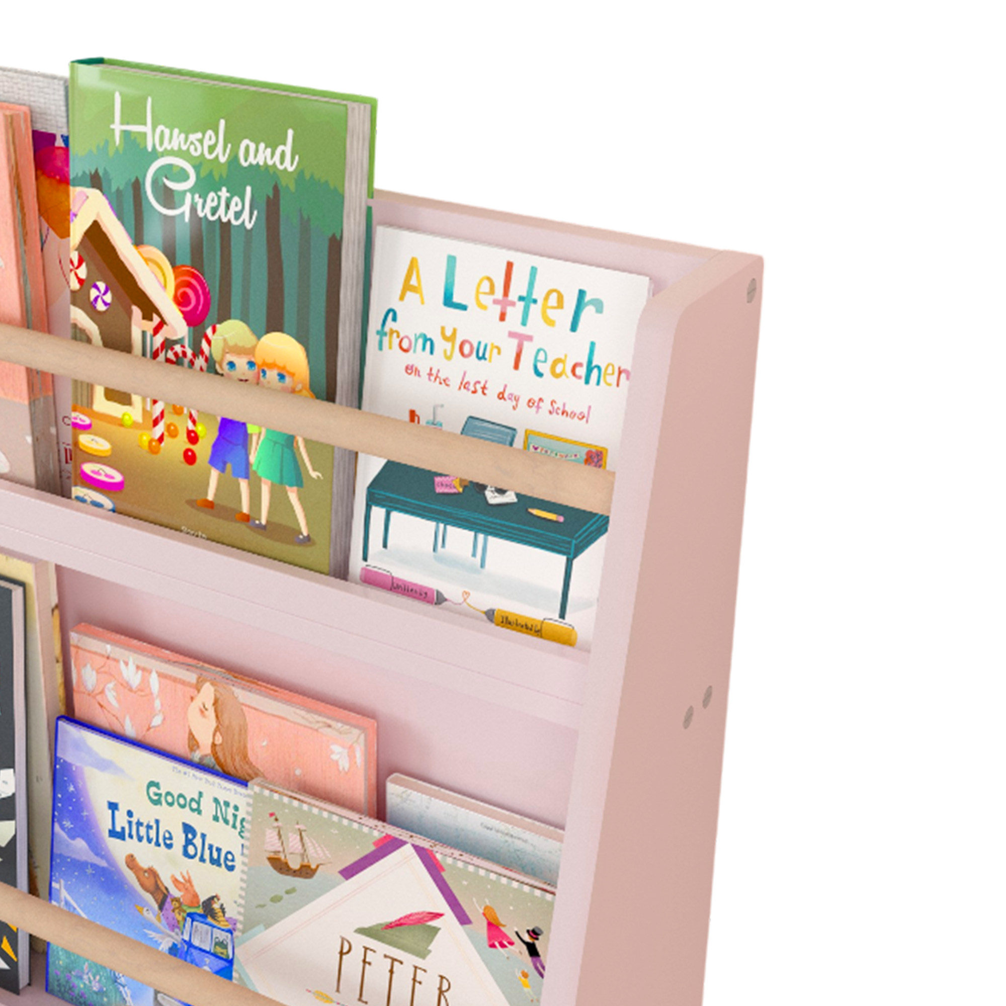 3 Tier Montessori Kids Book Display Rack