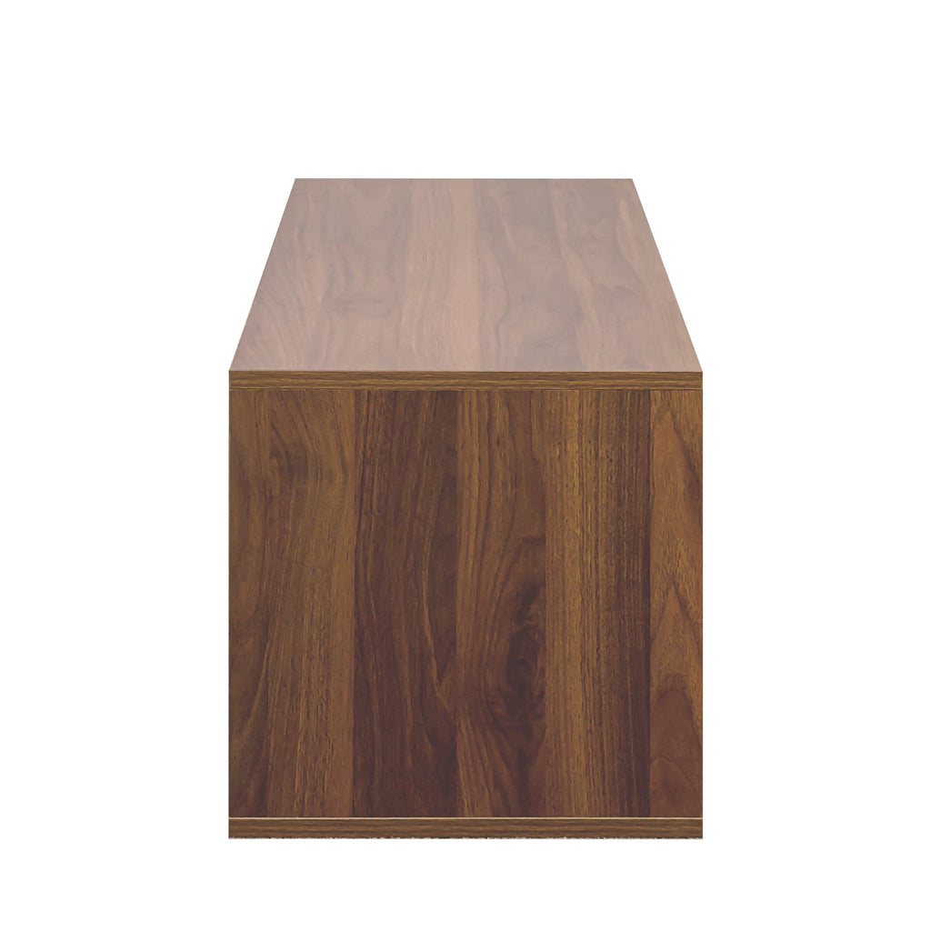 Walnut Stackable Mounted Storage Cabinet+ Glass Option