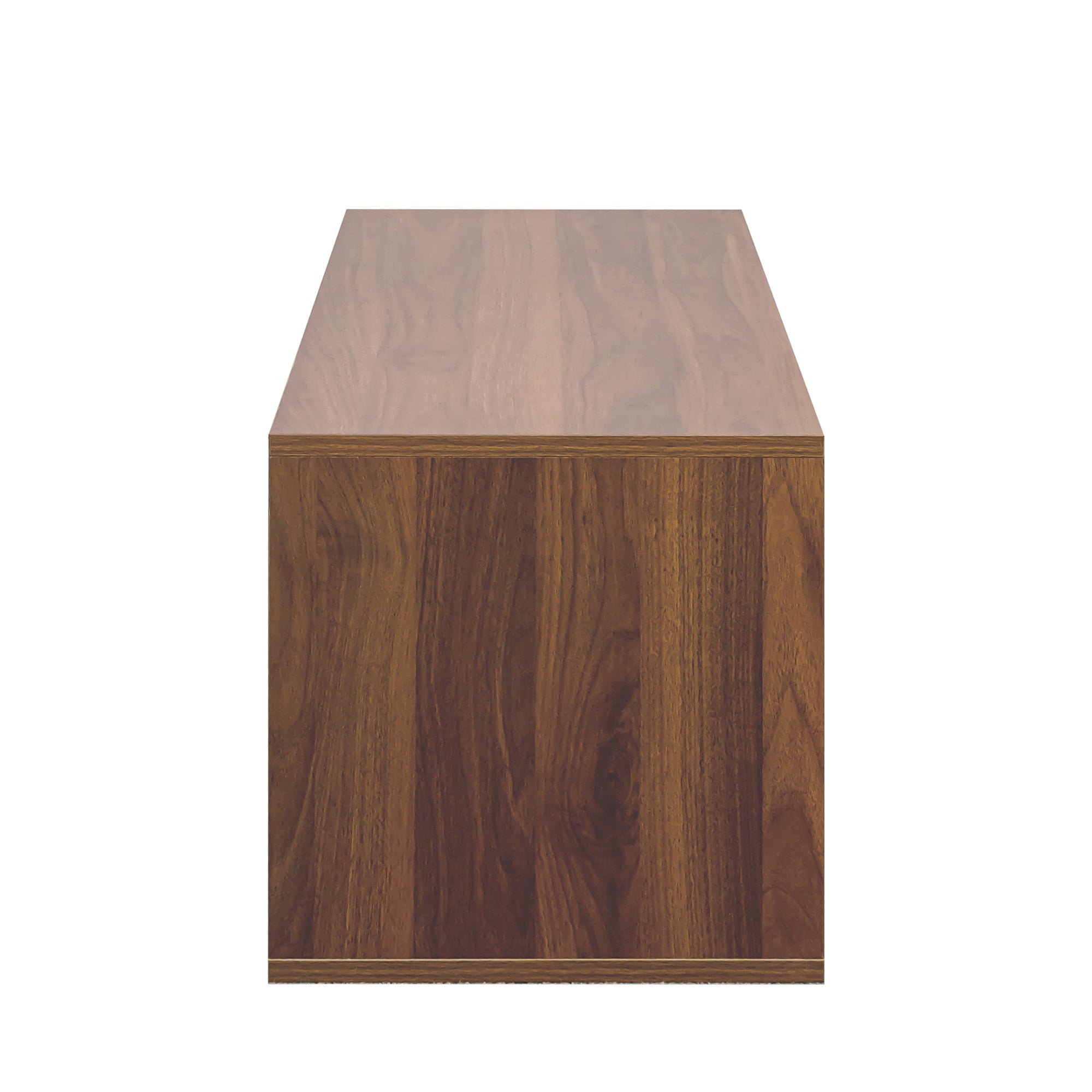 Walnut Stackable Mounted Storage Cabinet+ Glass Option
