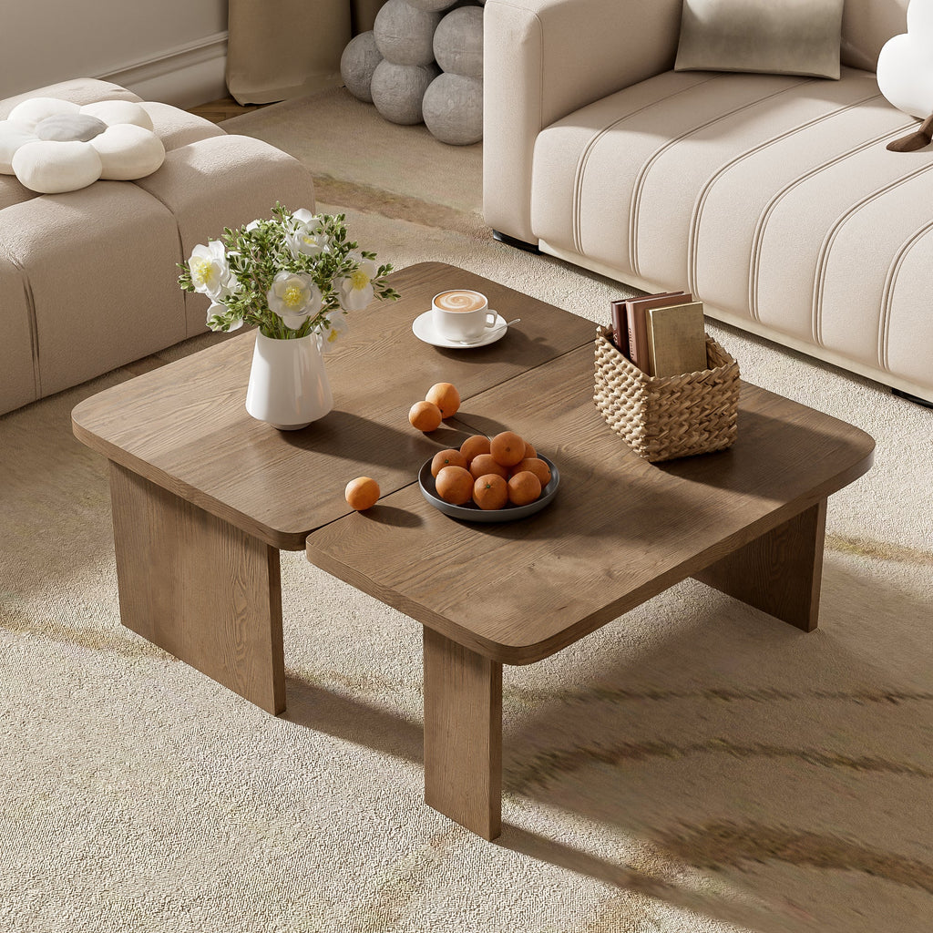 Modern Minimalist Coffee Table Set for Living Room