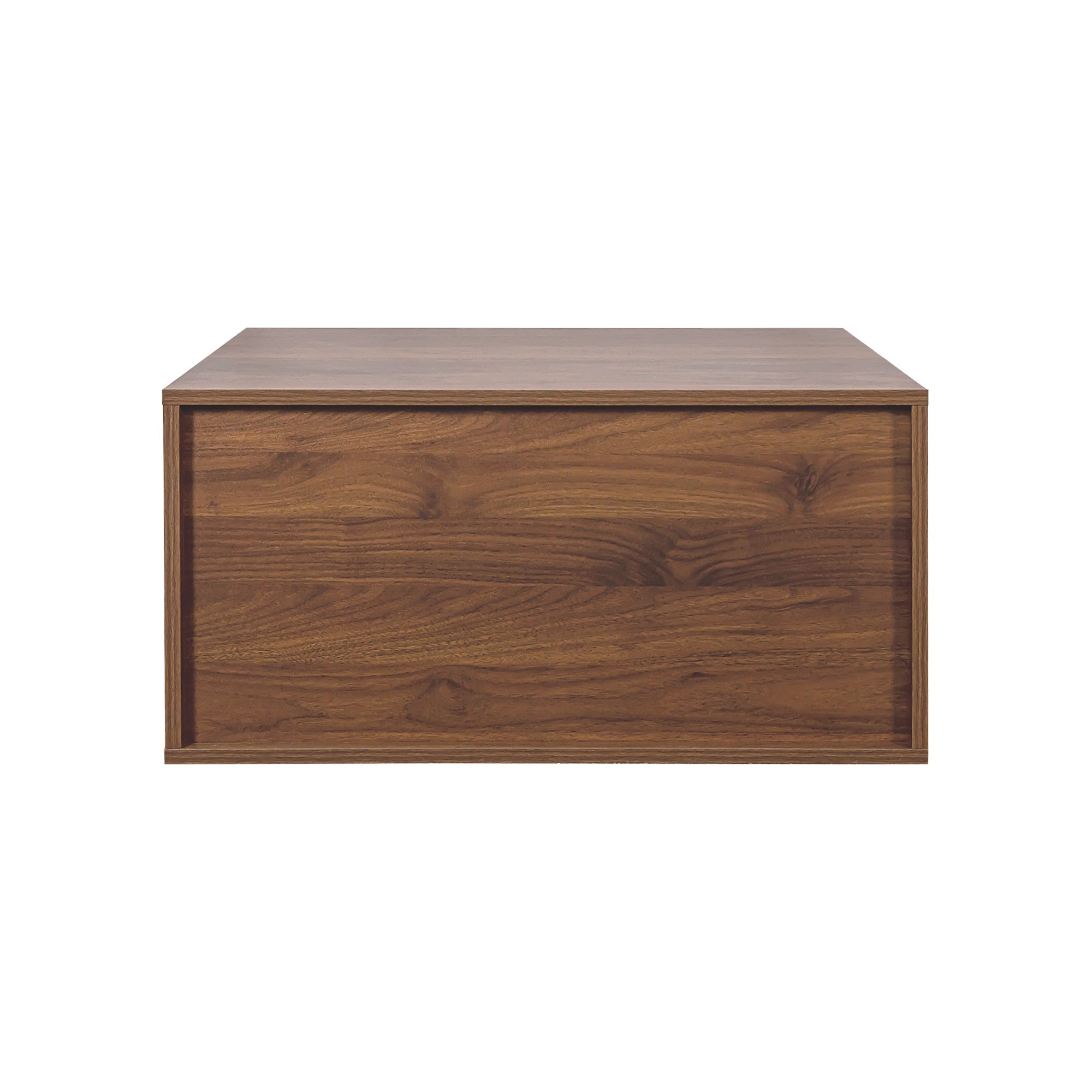 Walnut Stackable Mounted Storage Cabinet+ Glass Option