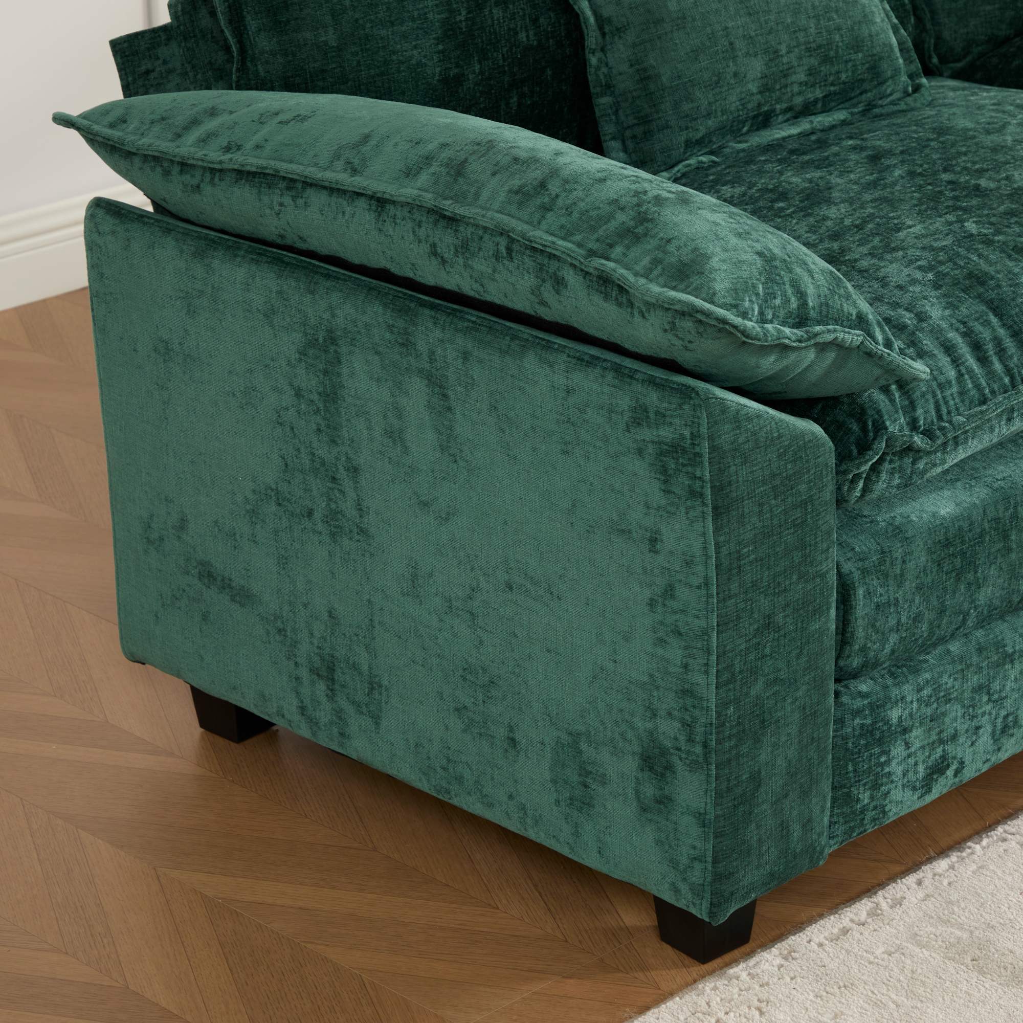Modern Sectional Cloud Sofa Single Seat (Ottoman is Not Included)